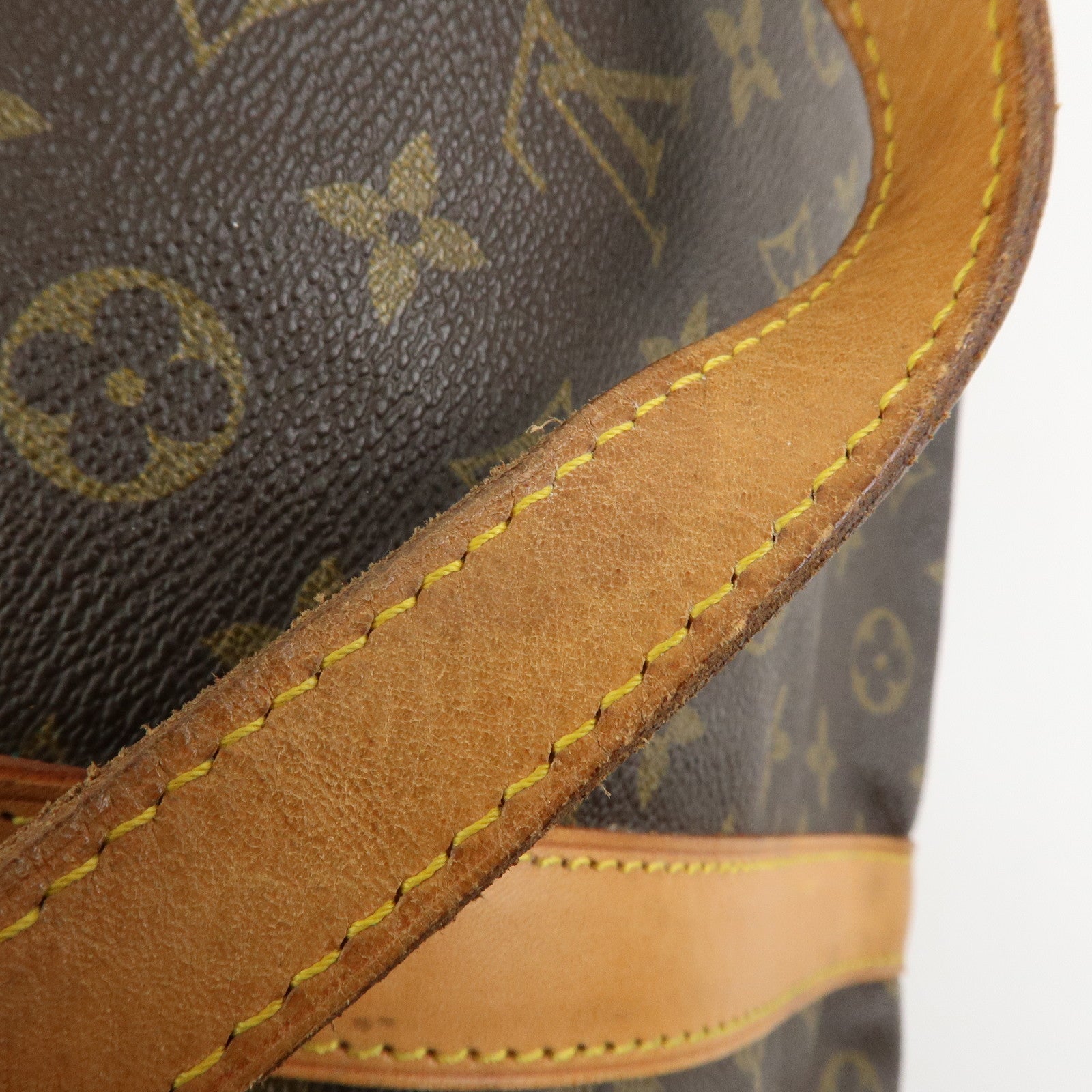 Louis Vuitton Monogram Sac Souple 55 Boston Bag Brown M41622