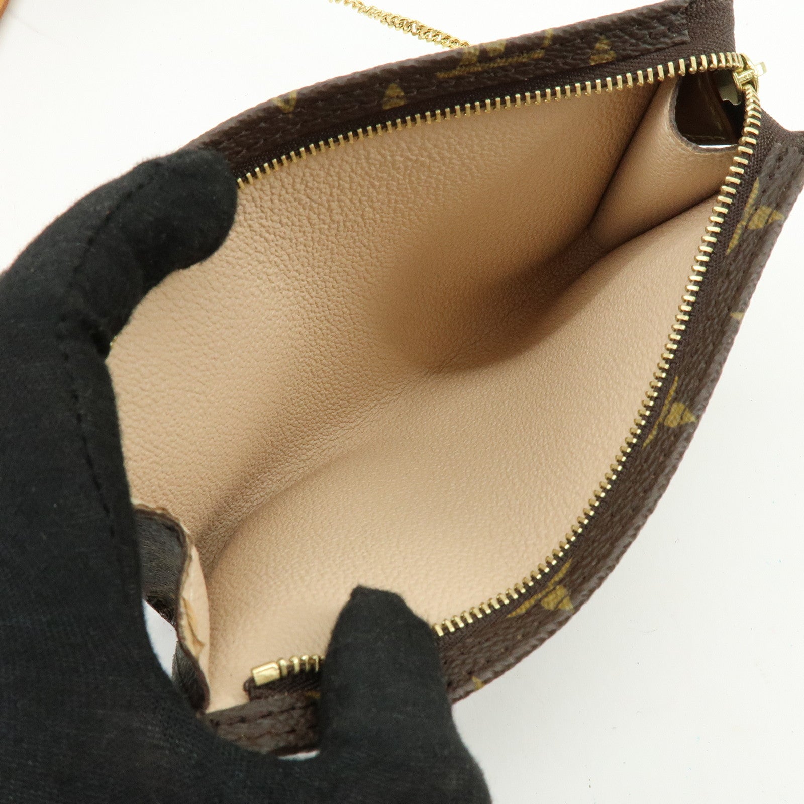 Louis Vuitton Monogram Canvas Bucket PM Hand Bag Brown M42238