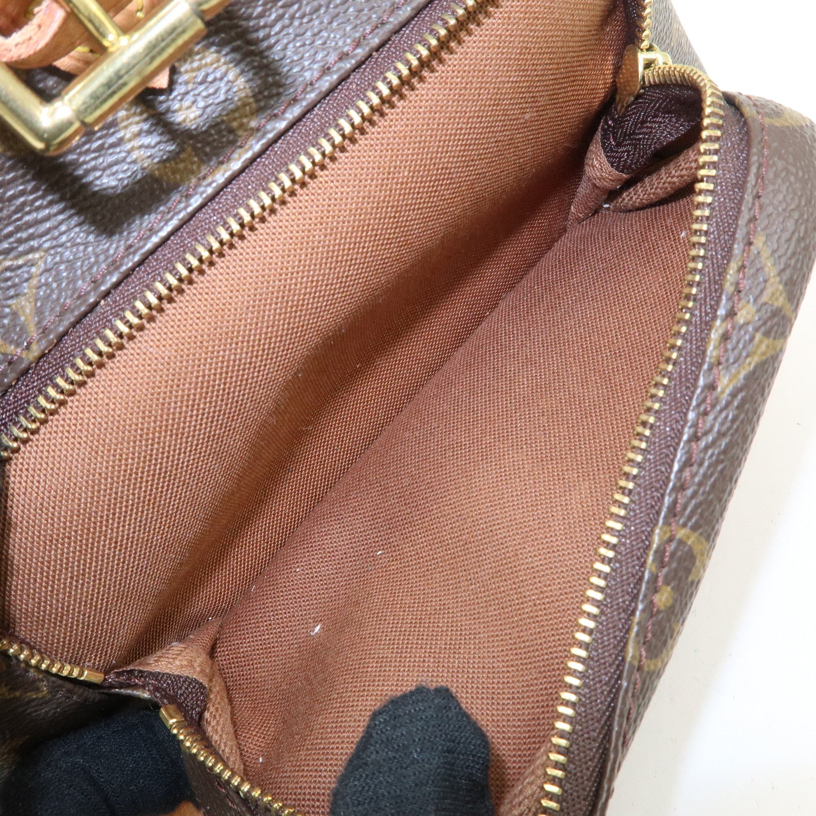 Louis Vuitton Monogram Montsouris MM Back Pack Brown M51136 Used