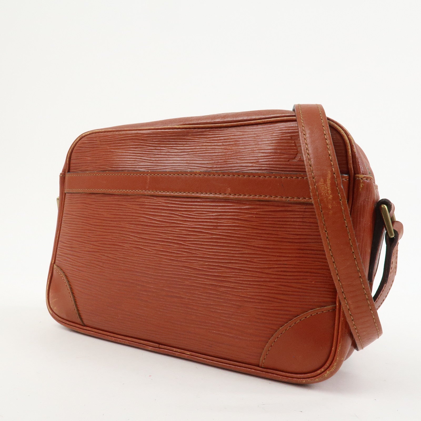 Louis Vuitton Epi Trocadero 24 Shoulder Bag Kenya Brown M52313