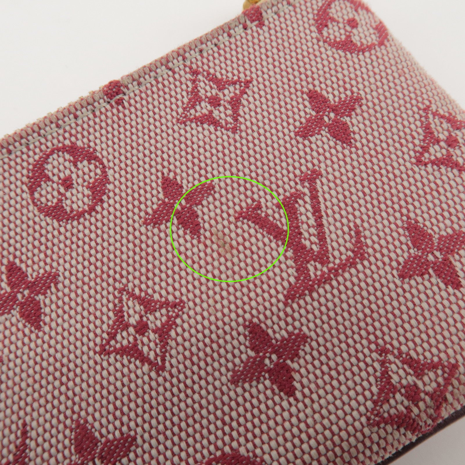 Louis Vuitton Monogram Mini Pochette Cles Coin Case Cerise M92238