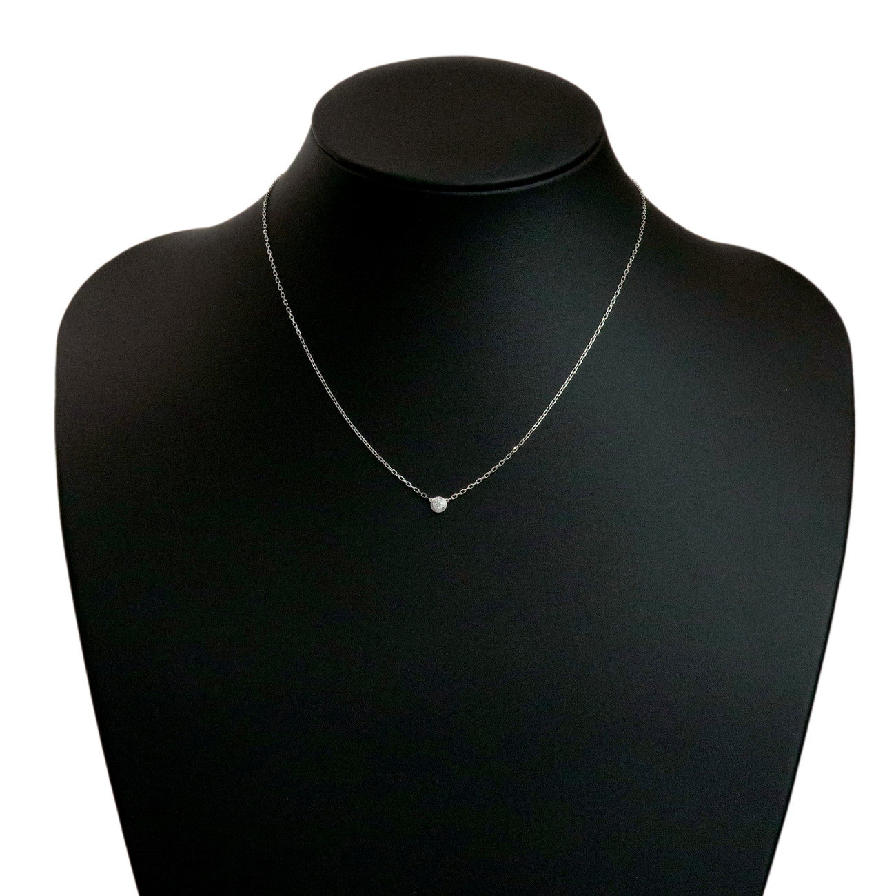 Cartier Diamants Legers Necklace SM Diamond D'amour 0.09ct 750WG