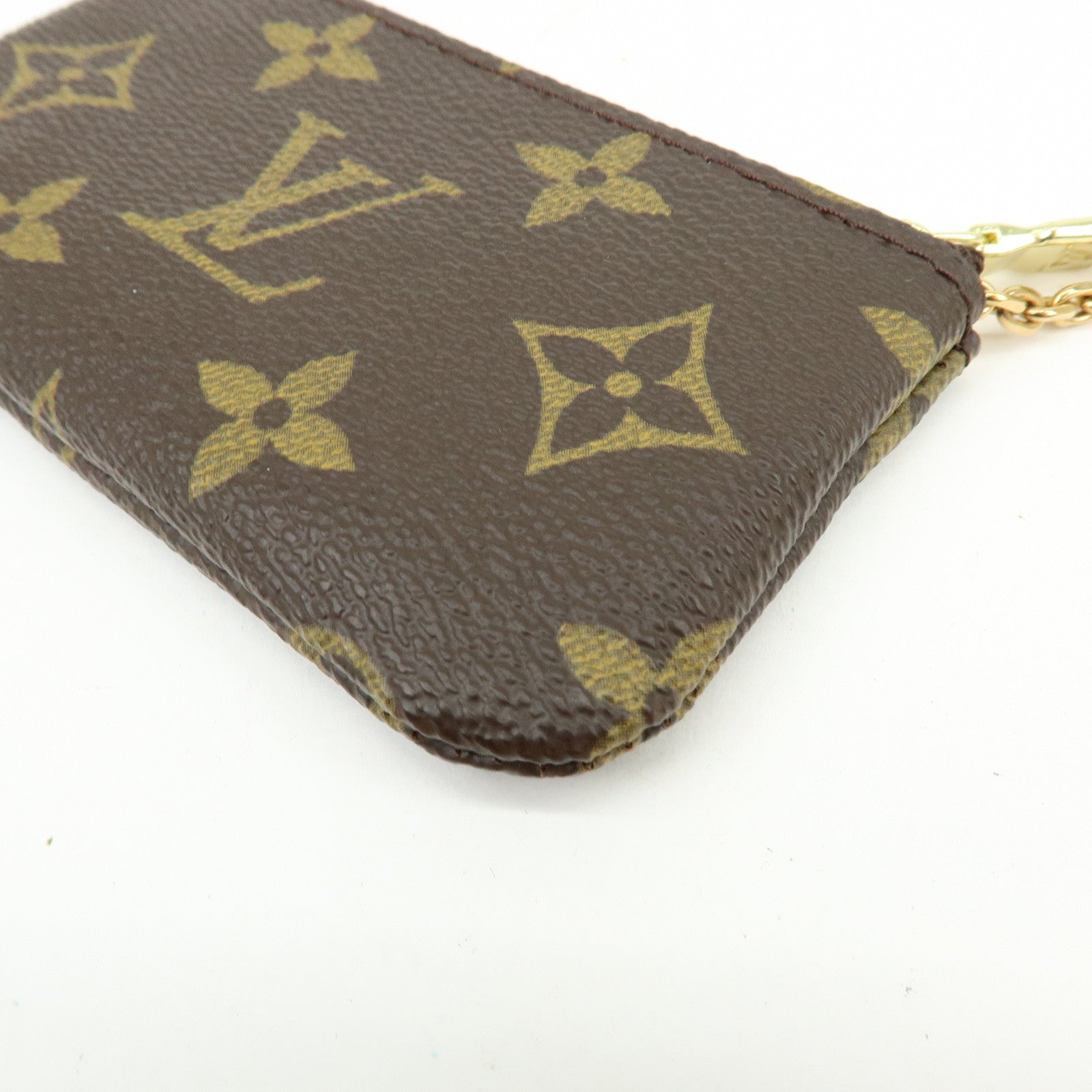 Louis Vuitton Monogram Pochette Cles Coin Case Key Case M62650