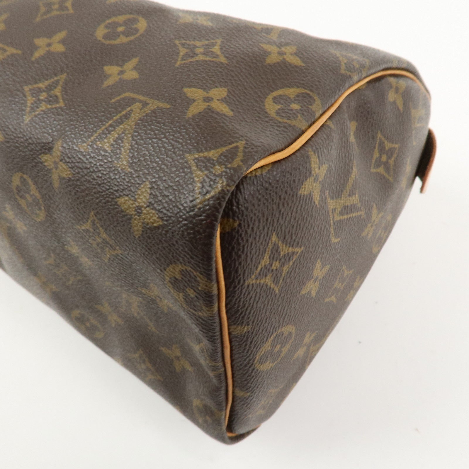 Louis Vuitton Monogram Speedy 25 Boston Bag Hand Bag Brown M41528