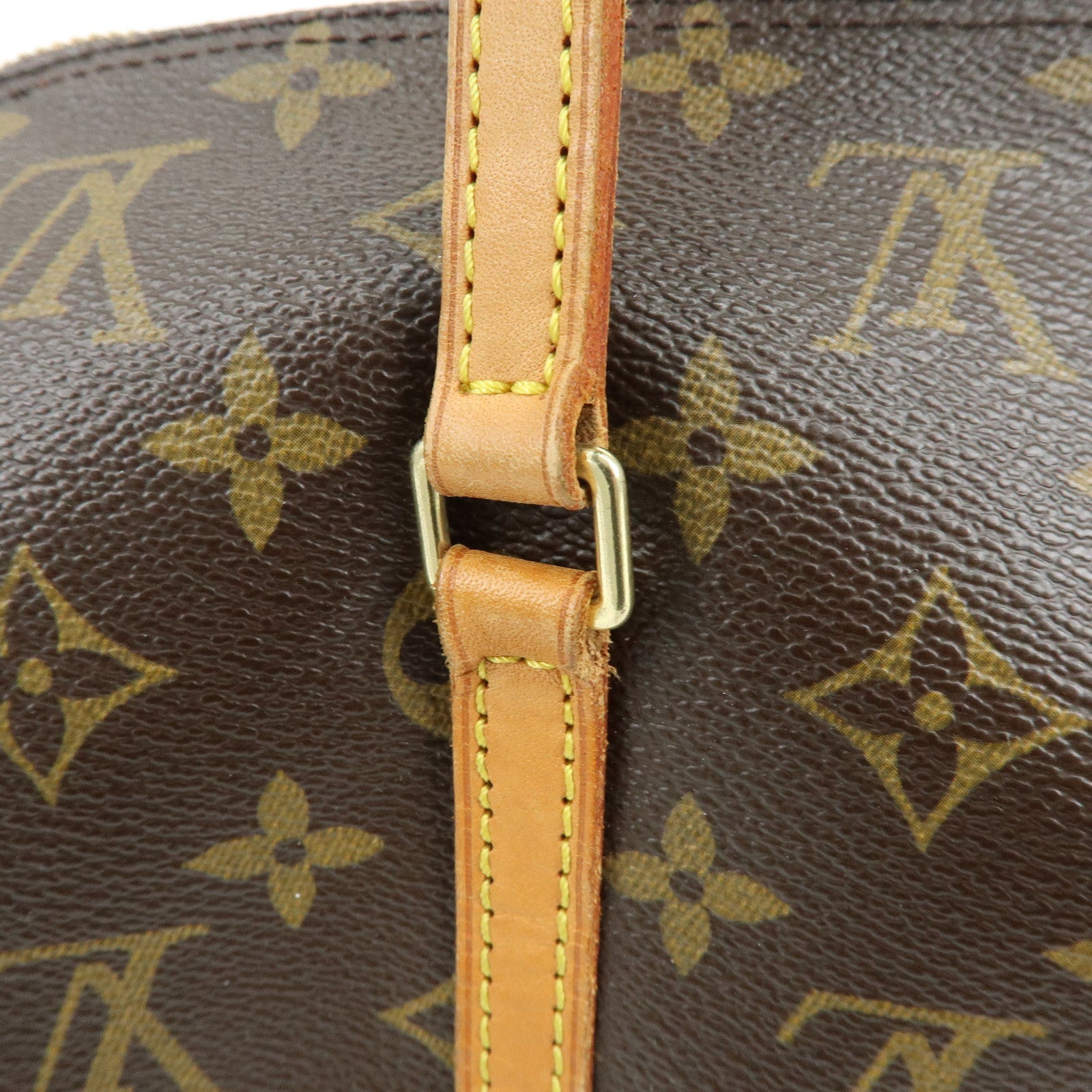 Louis Vuitton Monogram Papillon 30 Hand Bag Brown M51385
