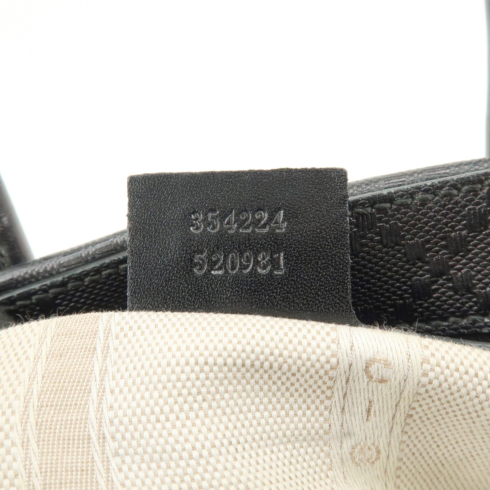 GUCCI Diamante Leather 2Way Bag Hand Bag Shoulder Bag Black 354224