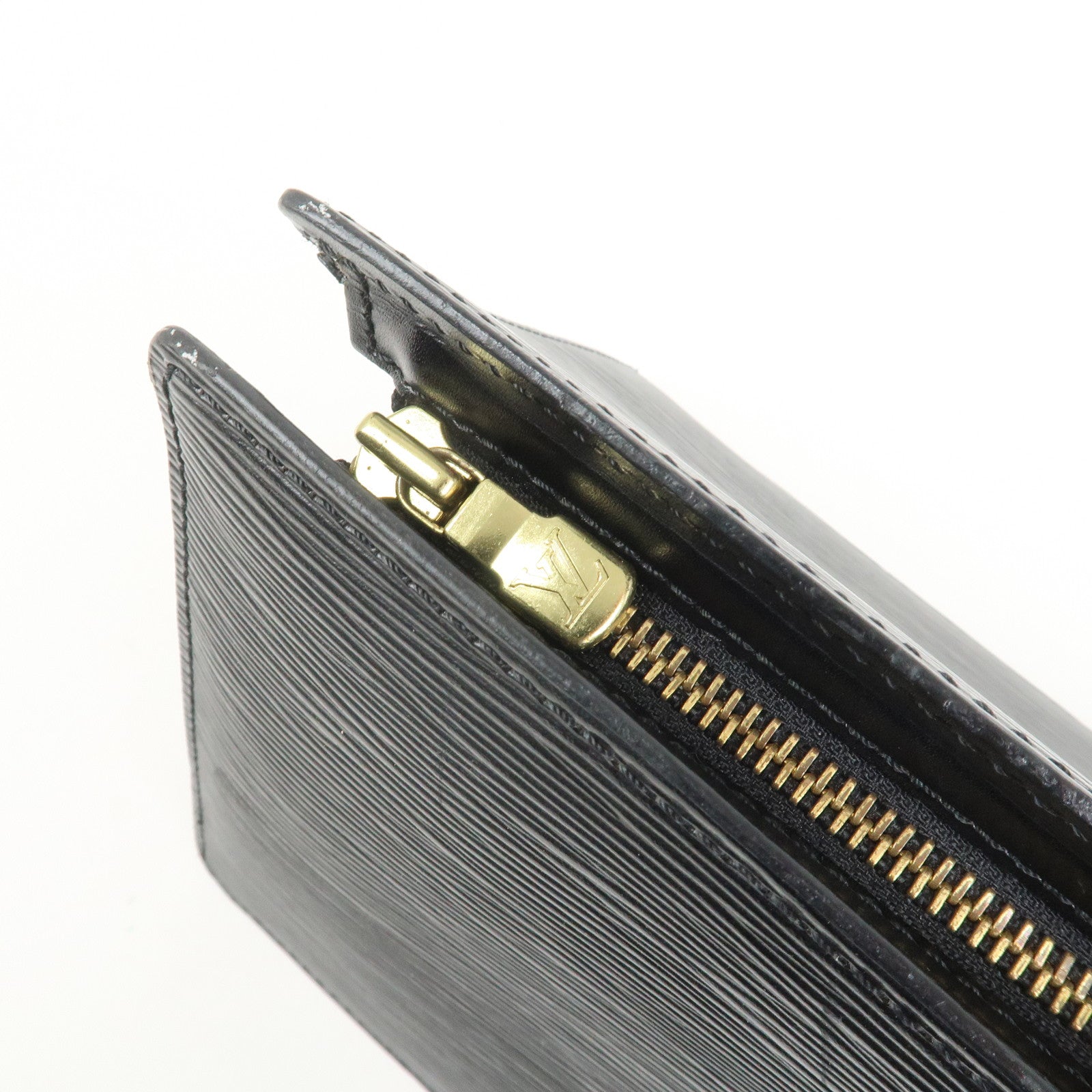 Louis Vuitton Epi Leather Sac Triangle Hand Bag Noir Black M52092