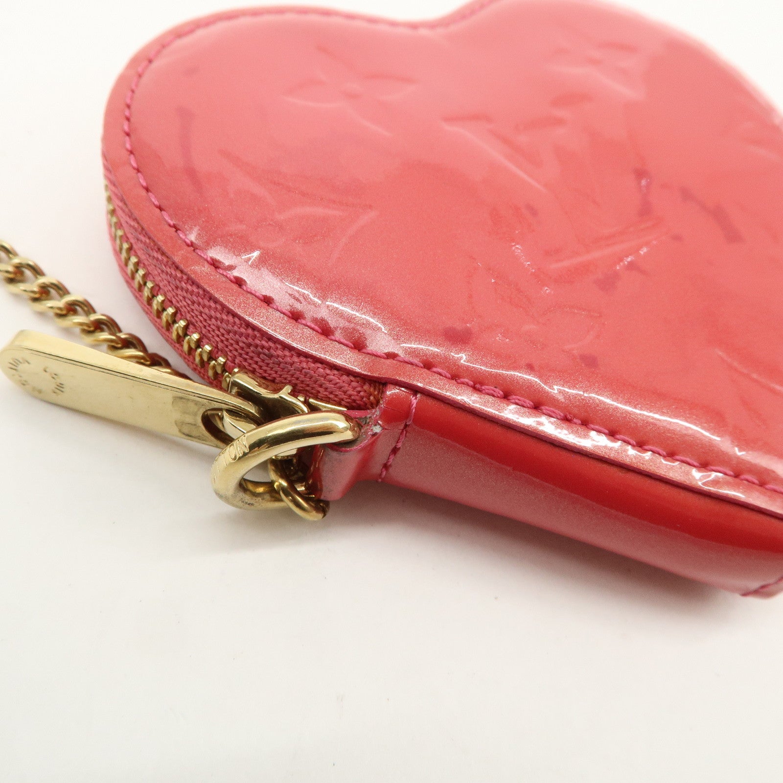 Louis Vuitton Monogram Vernis Porte Monnaie Coeur Coin Case M93562