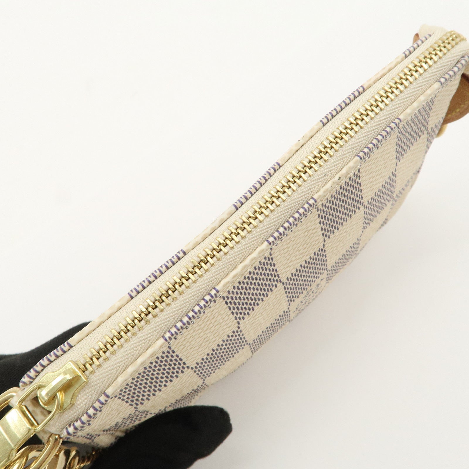 Louis Vuitton Damier Azur Mini Pochette Accessoires Pouch N58010