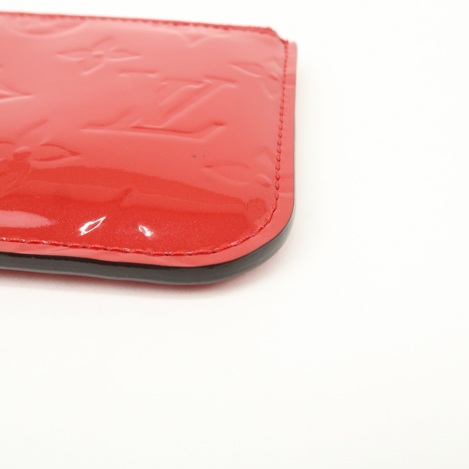 Louis Vuitton Monogram Vernis Pochette Cles NM Cerise M90214