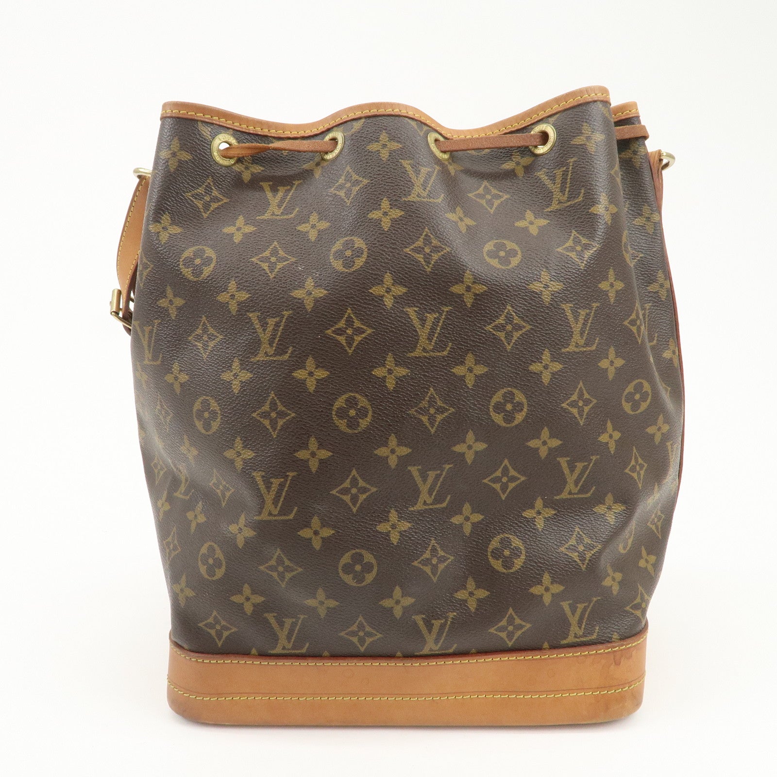 Louis Vuitton Monogram Noe Shoulder Bag Hand Bag Brown M42224