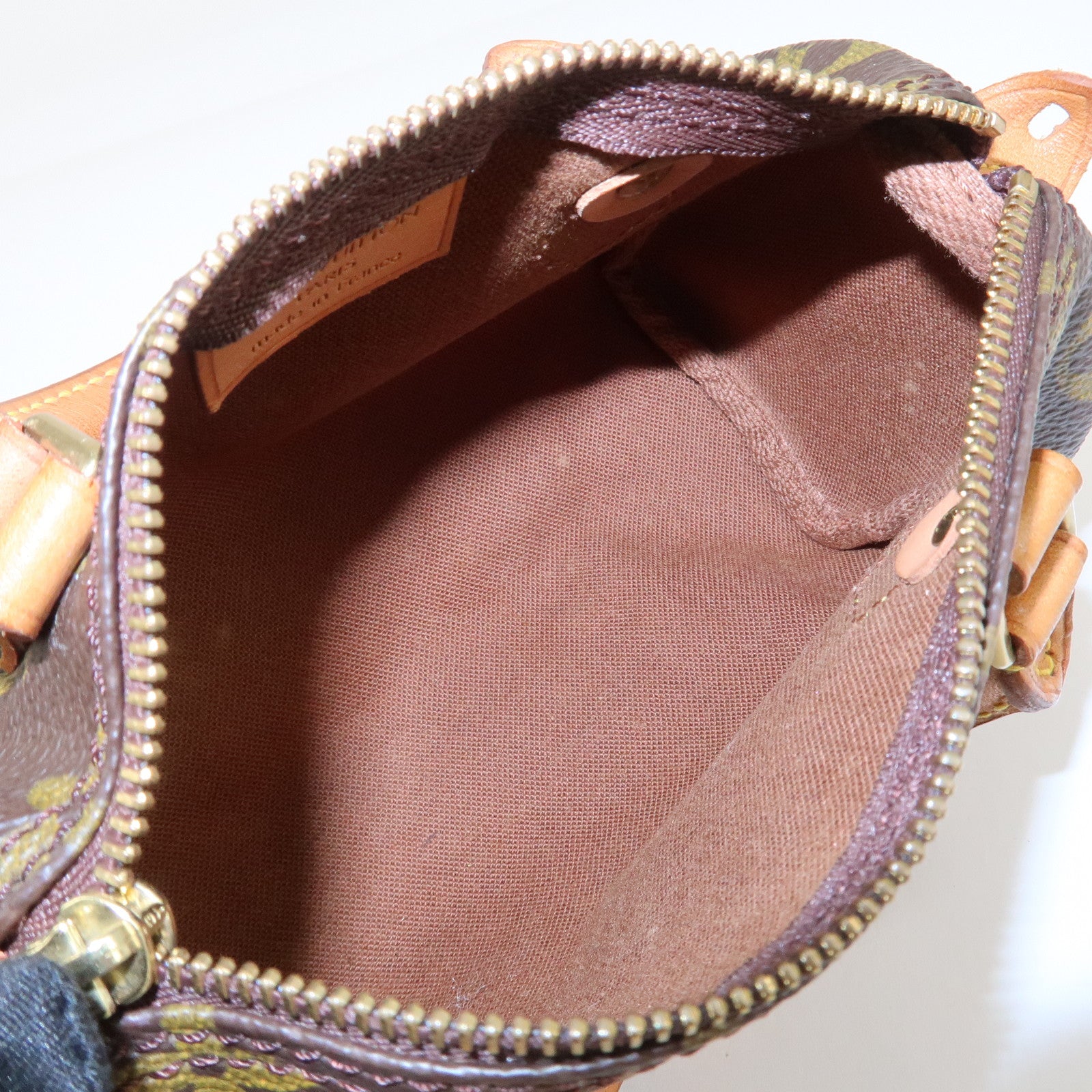 Louis Vuitton Monogram Canvas Mini Speedy Hand Bag Brown M41534 Used