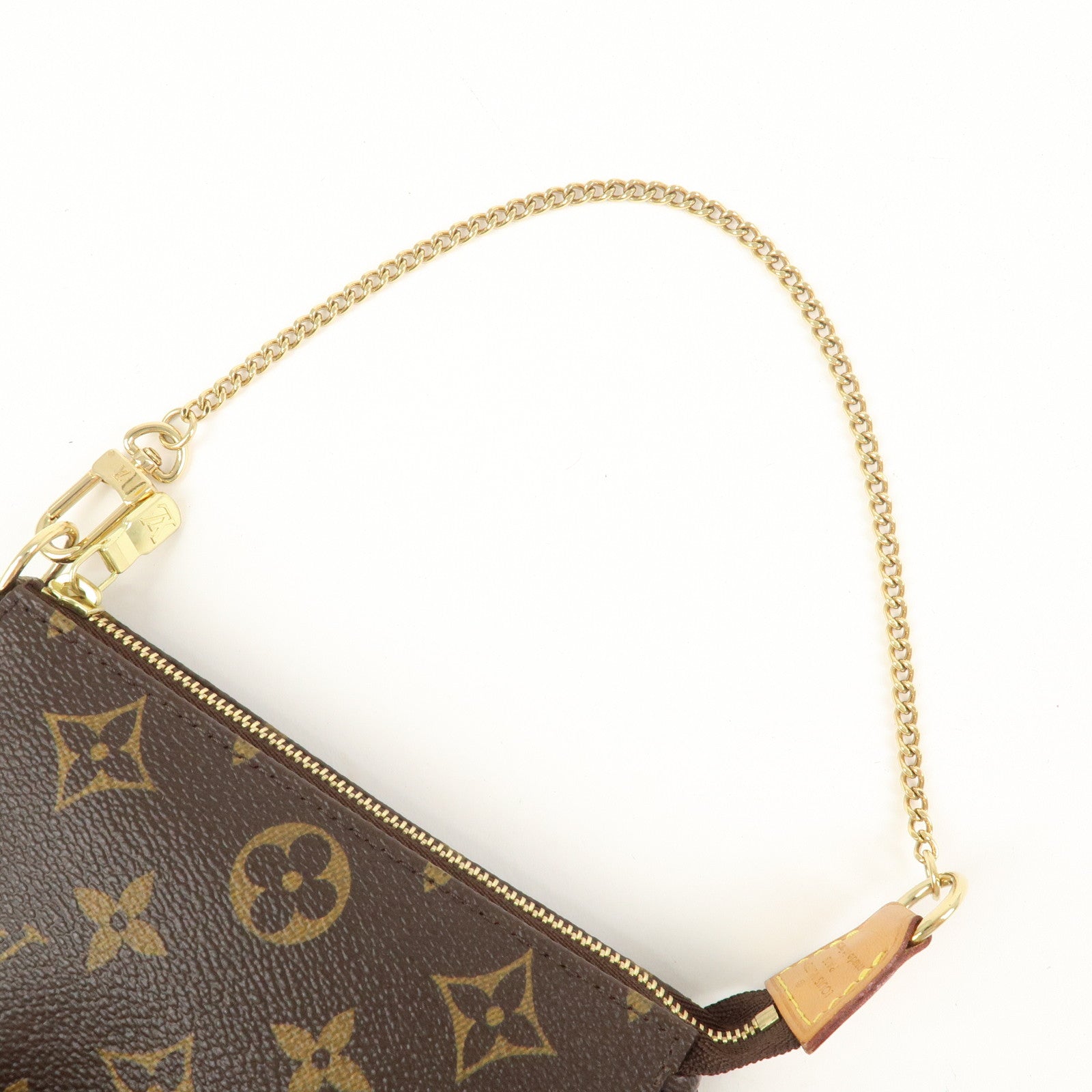 Louis Vuitton Monogram Mini Pochette Accessoires Hand Bag M58009