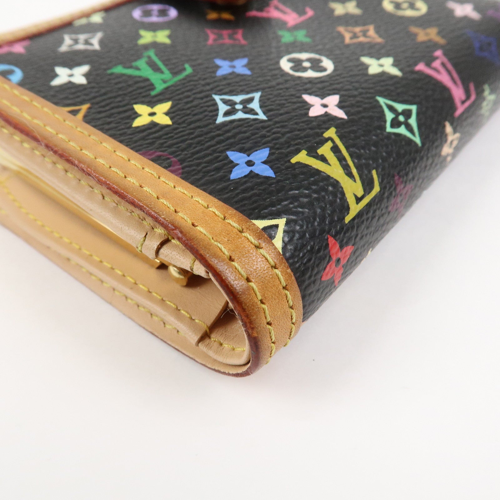 Louis Vuitton Monogram Multicolor Portefeuille Viennois Noir M92988