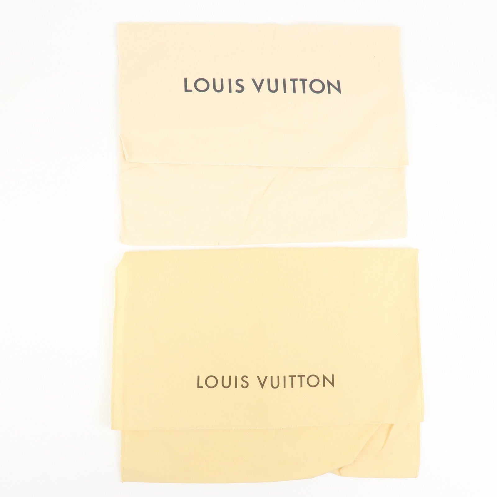 Louis Vuitton Set Of 15 Dust Bag Storage Bag Flap Style Beige