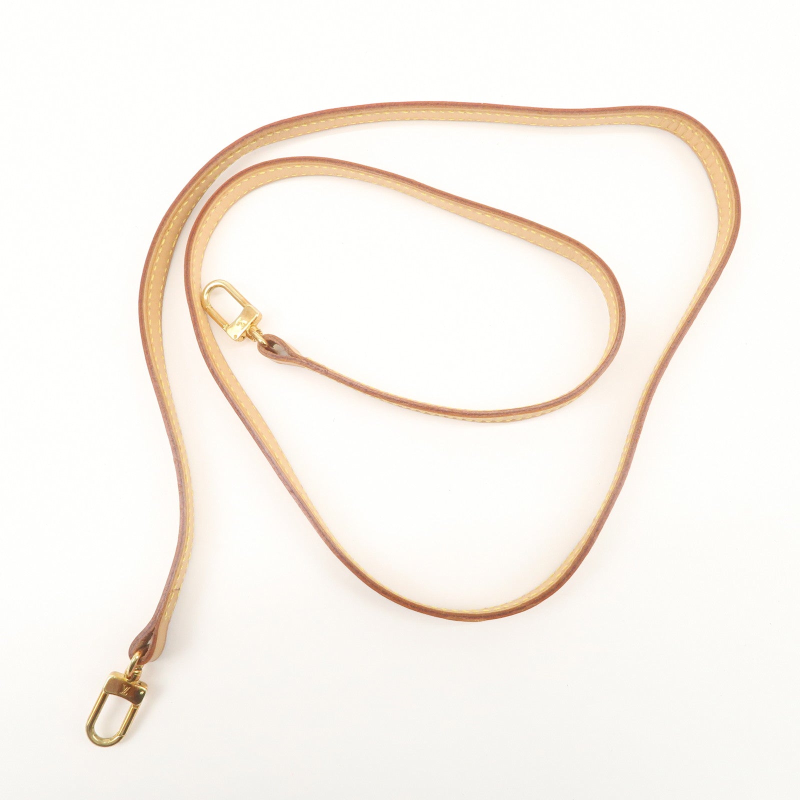 uis Vuitton Leather Non-Adjustable Shoulder Strap 120cm J00145 Used