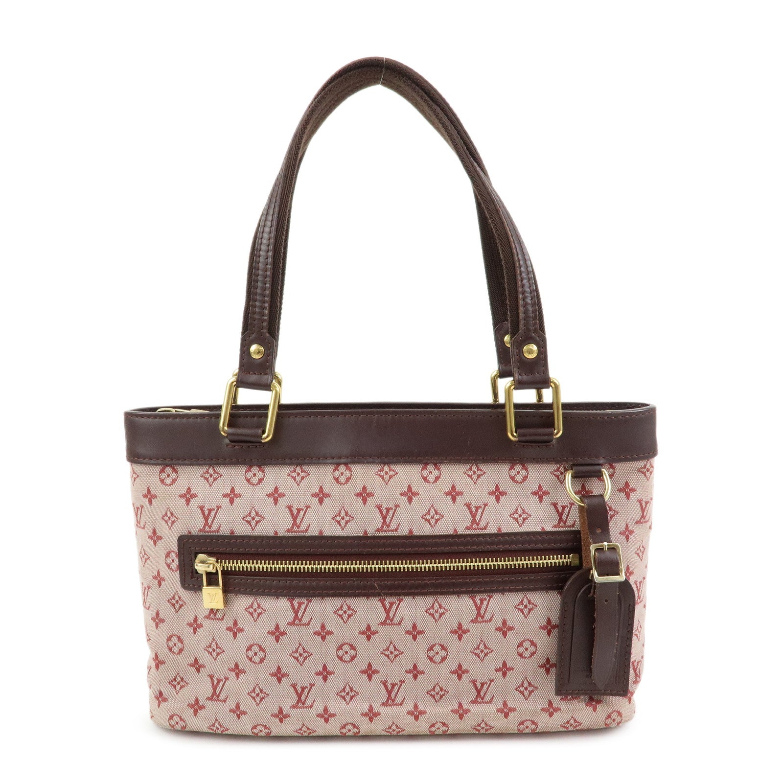 Louis Vuitton Monogram Mini Lucille PM Hand Bag Cerise M92678