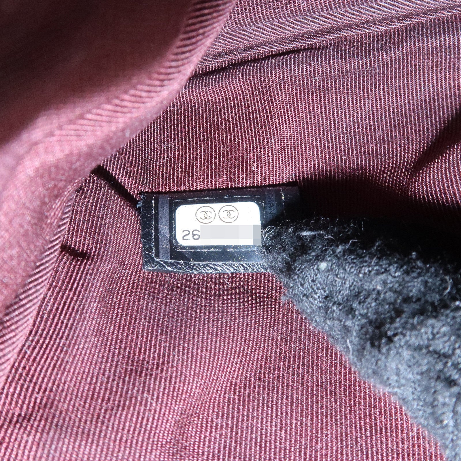 CHANEL Matelasse Caviarskin COCO Mark Coin Case Mini Pouch Black Silver Used