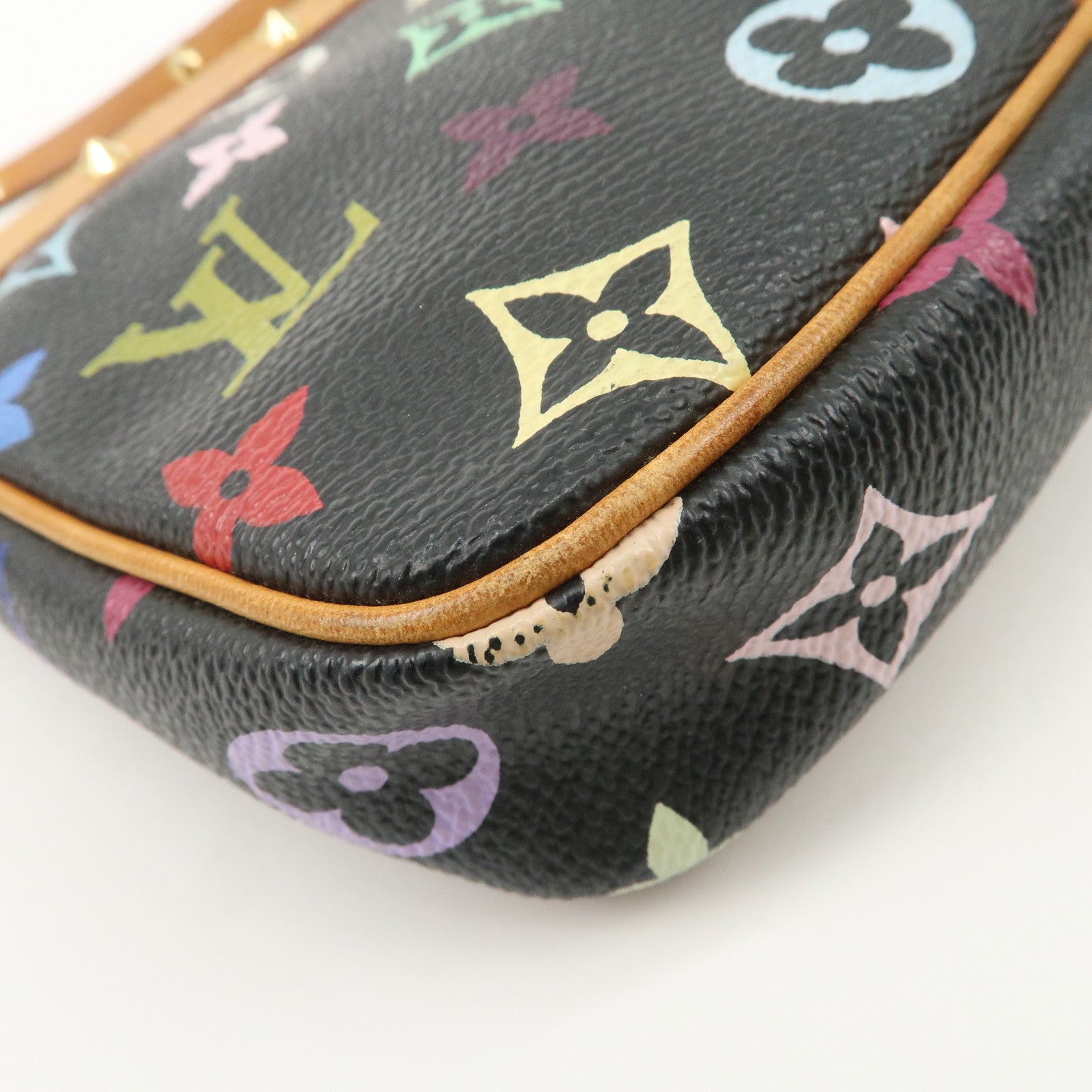 Louis Vuitton Monogram Multicolor Pochette Accessoires Noir M92648 Used