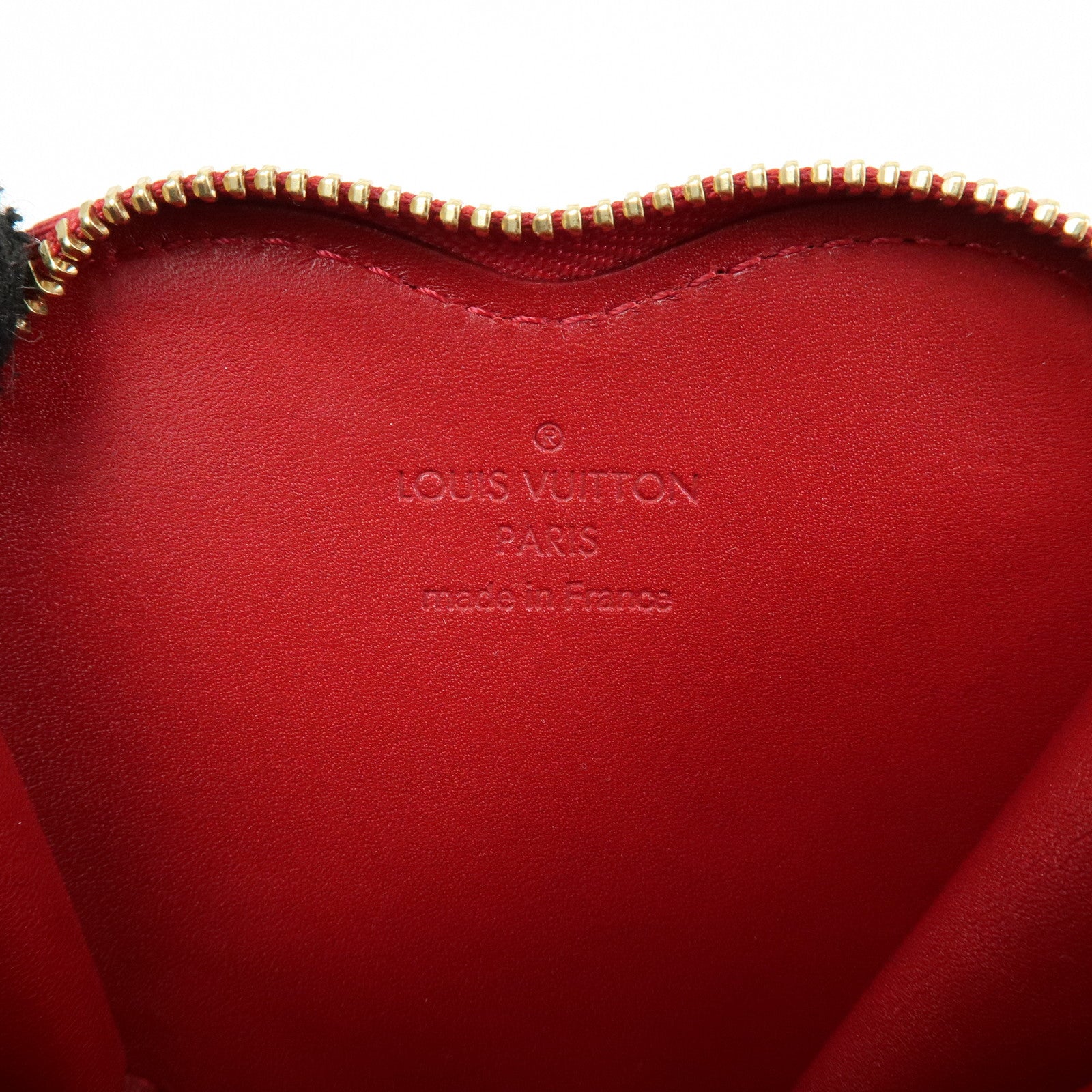 Louis Vuitton Monogram Vernis Porte Monnaie Coeur Coin Case M93562