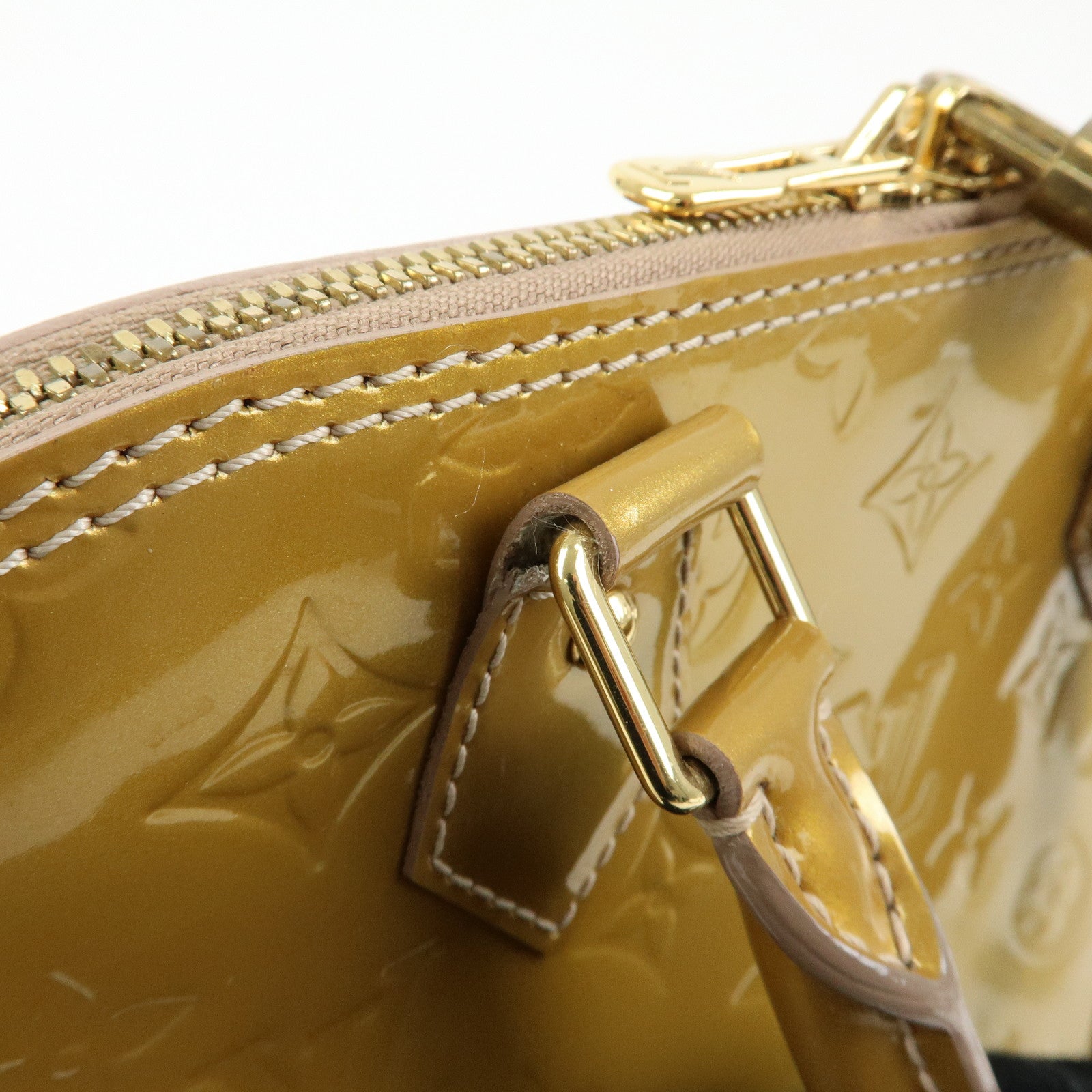 Louis Vuitton Monogram Vernis Alma PM Hand Bag Mordore M50563