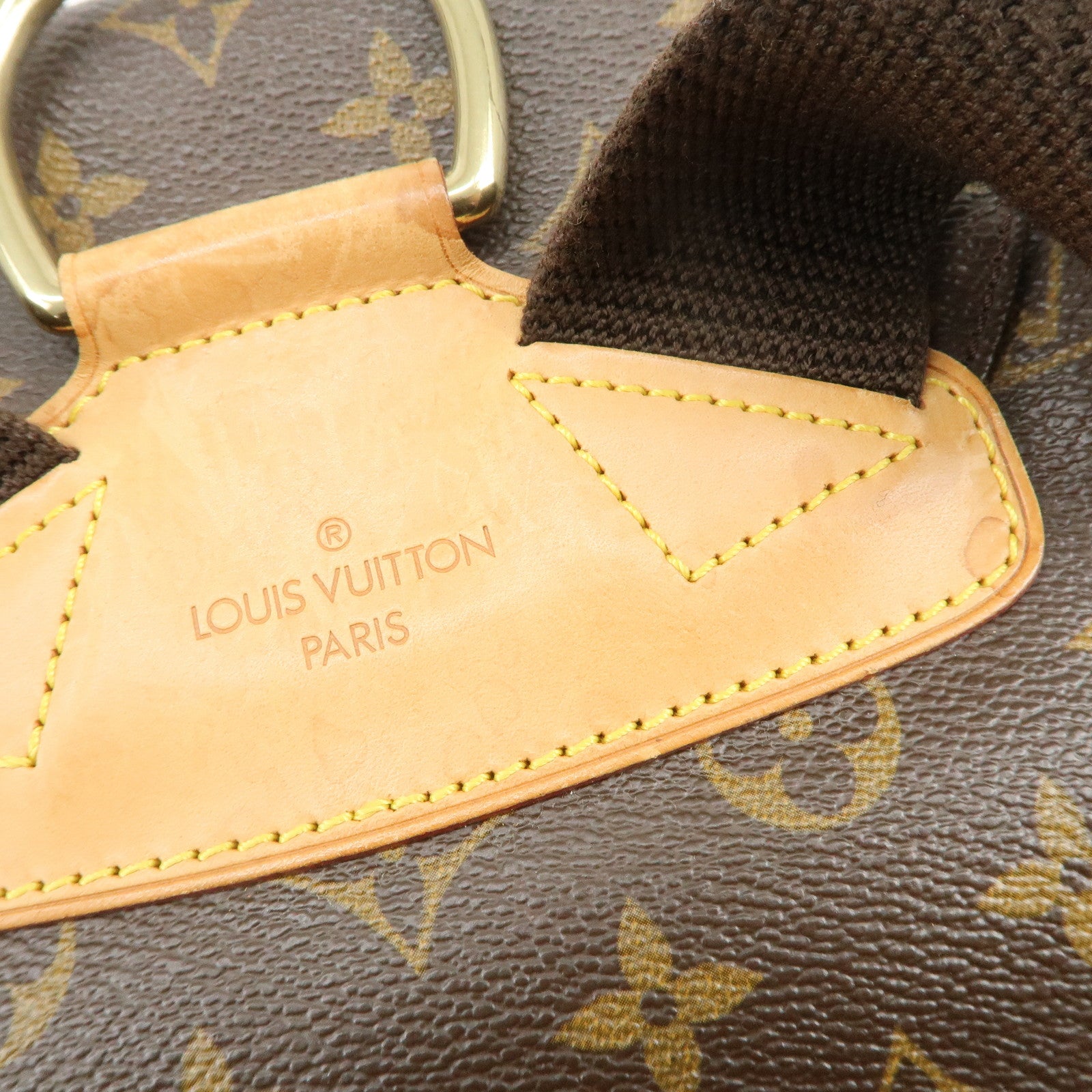 Louis Vuitton Monogram Montsouris GM Backpack Rucksack Brown M51135