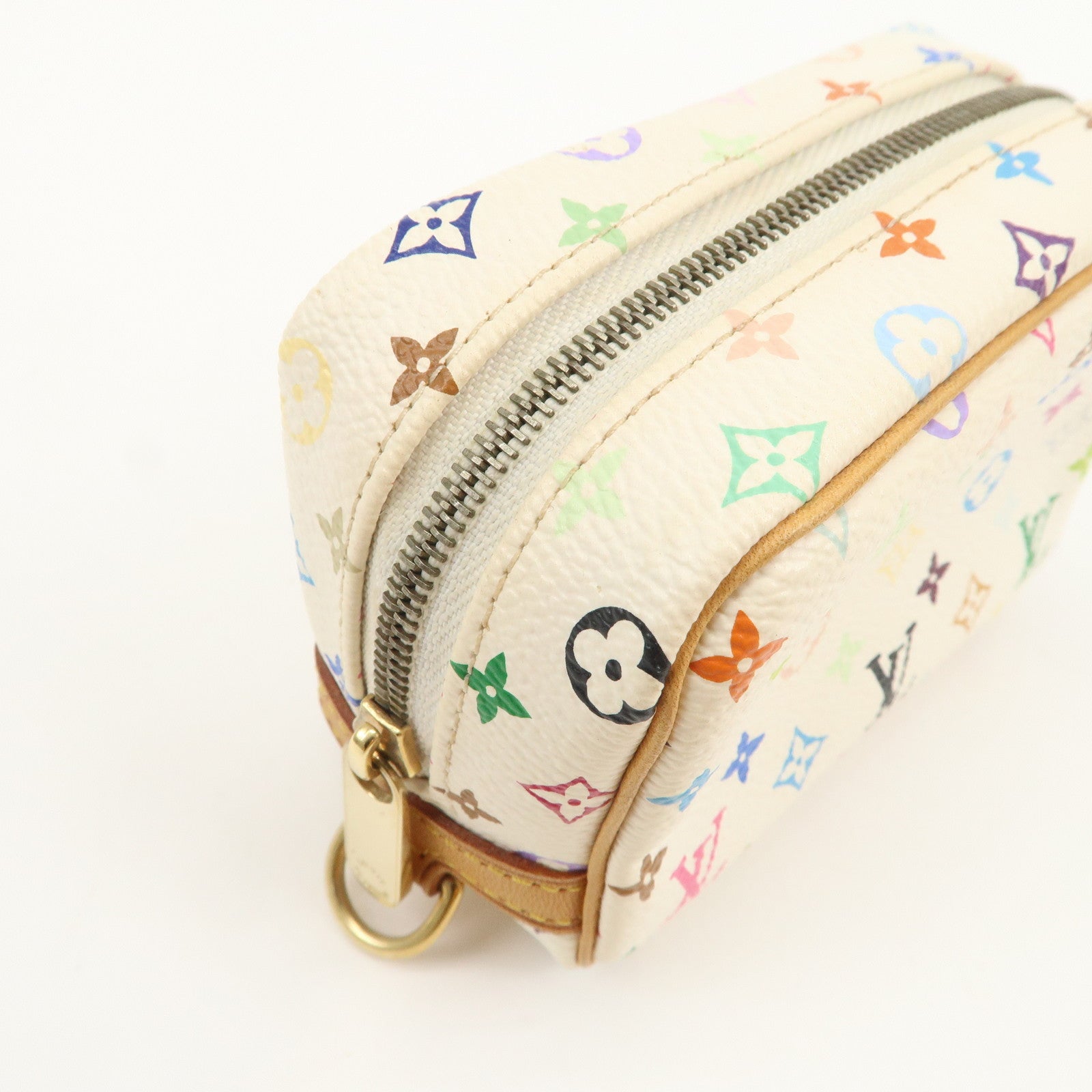 Louis Vuitton Monogram Multicolor Trousse Wapity Pouch Blanc M58033