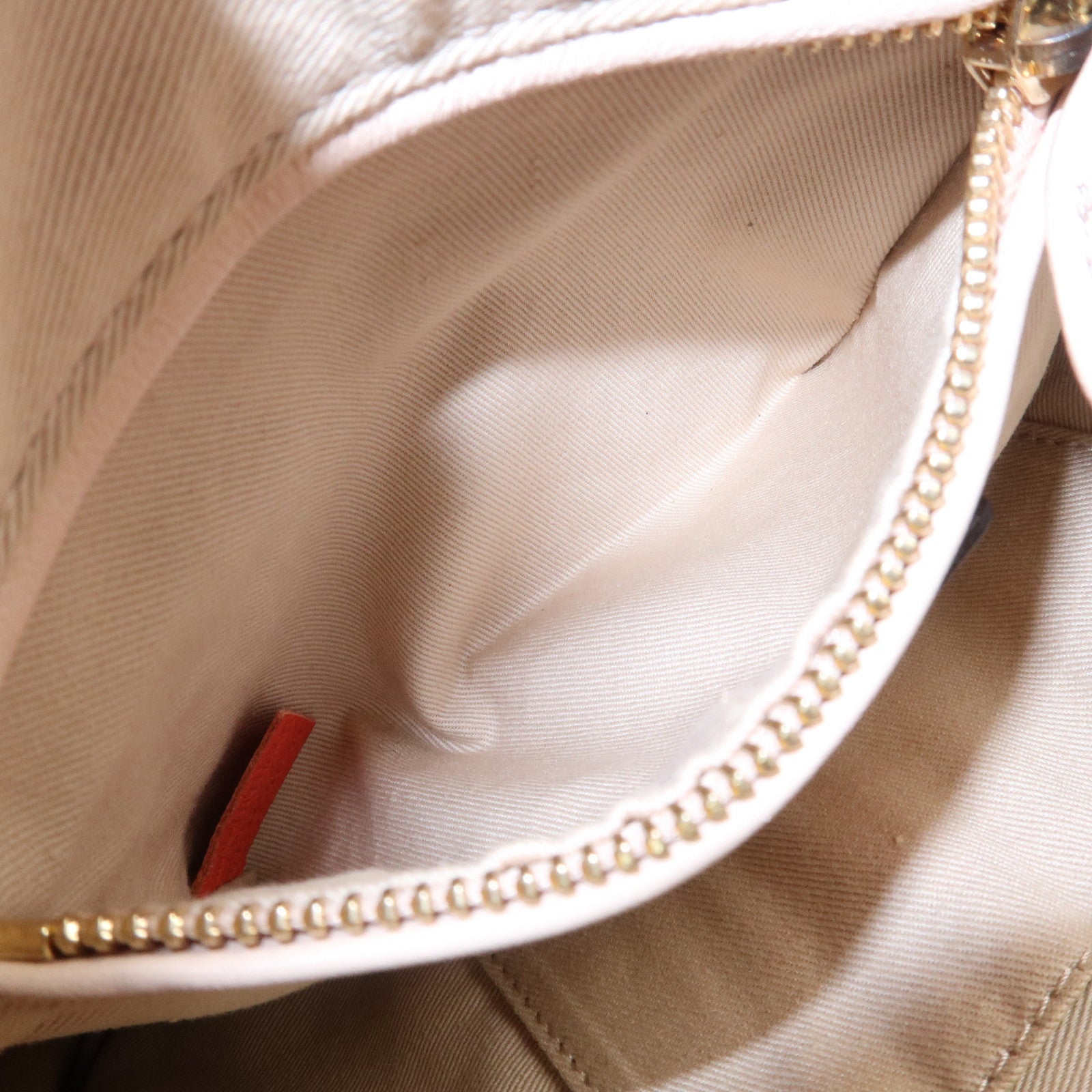 Chloe Parati Leather CH Shoulder Bag Hand Bag Orange