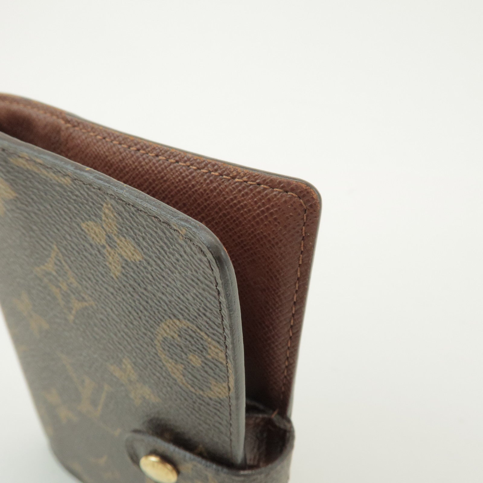 Louis Vuitton Monogram Agenda PM Planner Cover Brown R20005