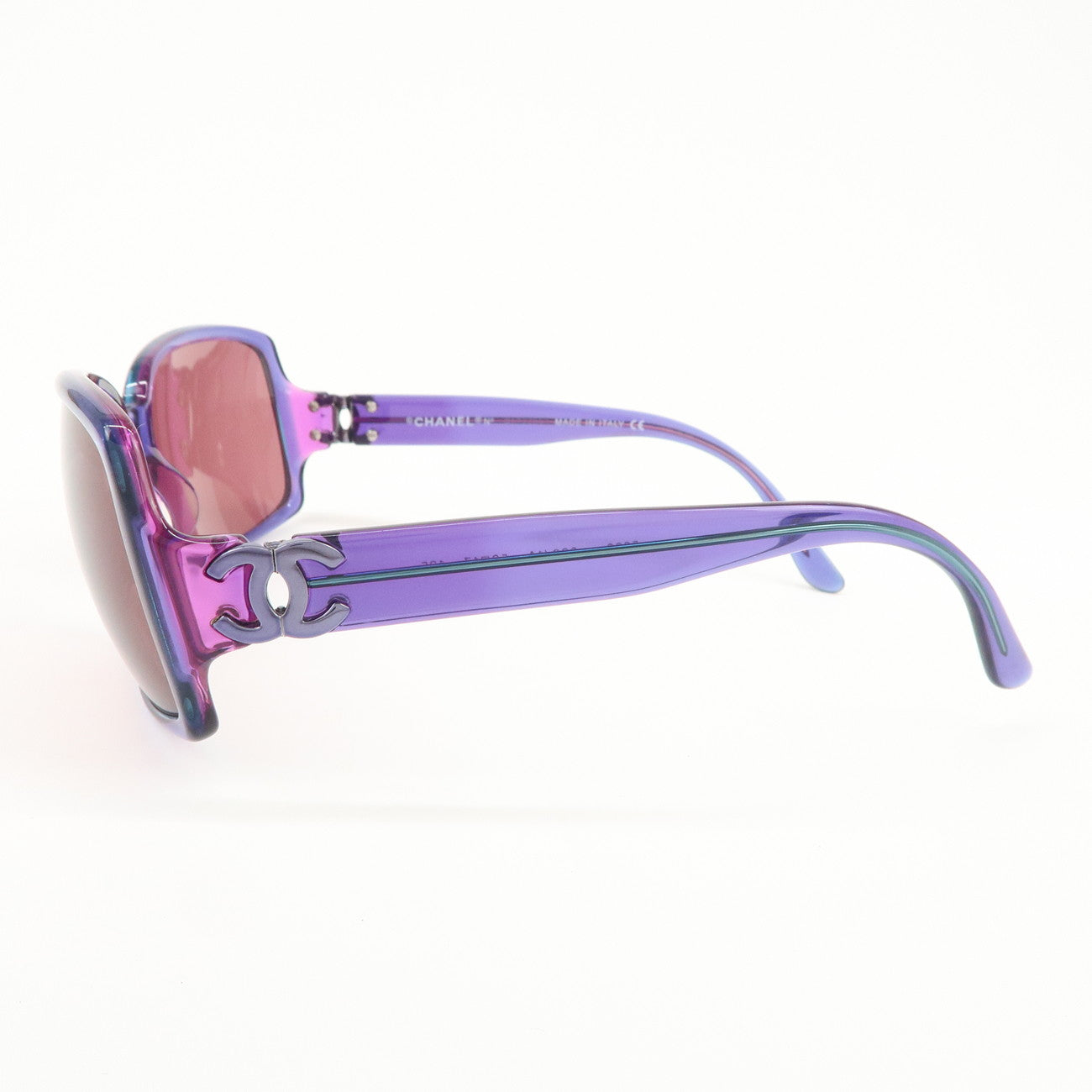 CHANEL COCOMark Plastic Sunglasses Purple 5030 c.630 A 58□17 125