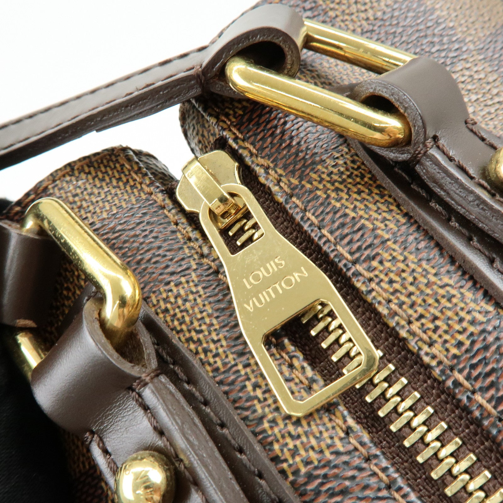 Louis Vuitton Damier Ebene Cabas Rivington Shoulder Bag N41108