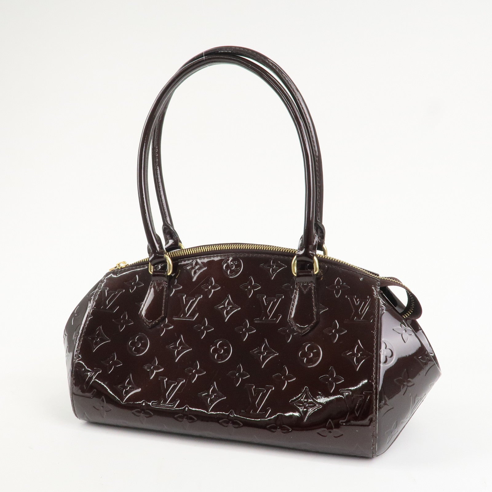 Louis Vuitton Monogram Vernis Sherwood PM Hand Bag M91493 Used