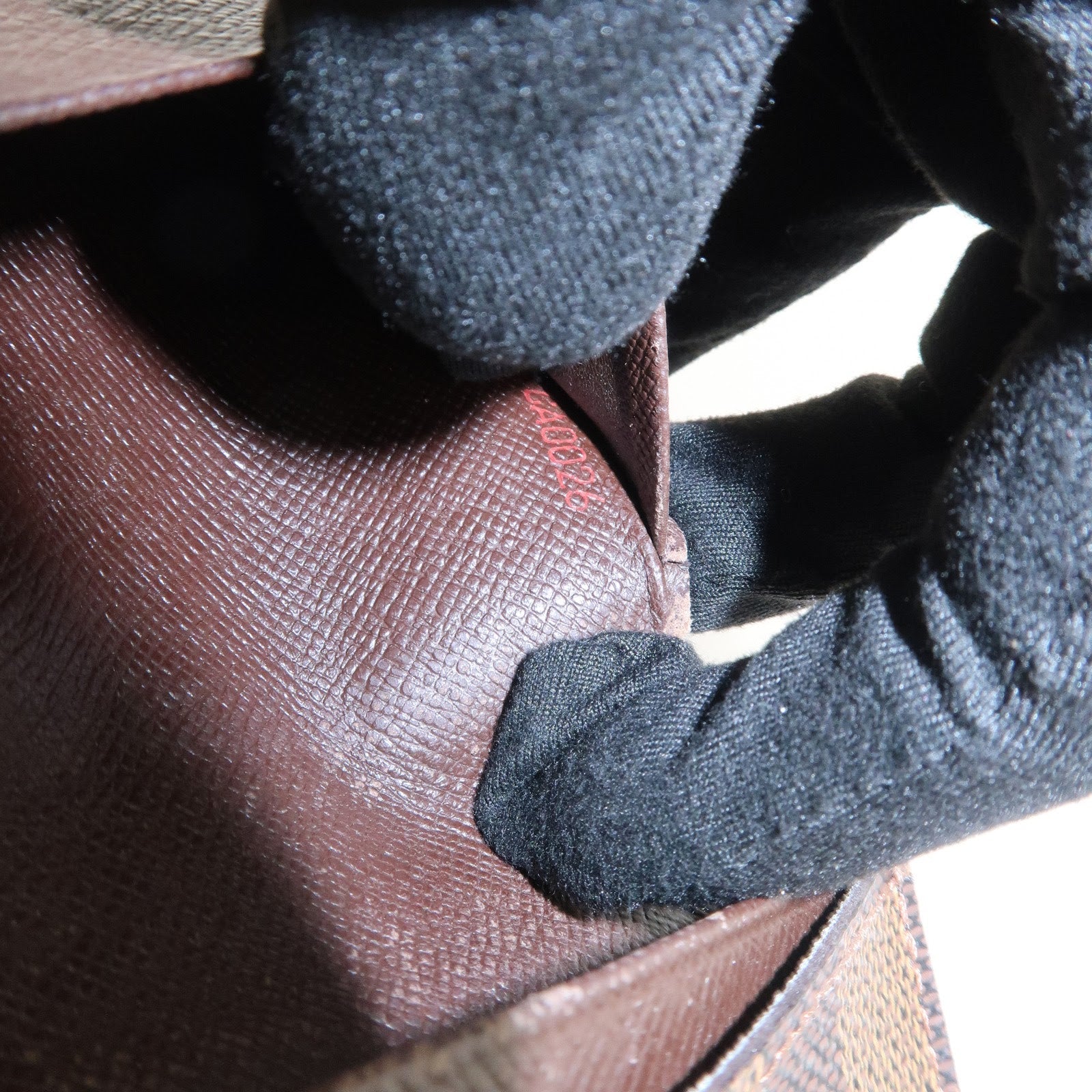 Louis Vuitton Damier Vernis Set of 3 Bi-fold Wallet Card Case Used