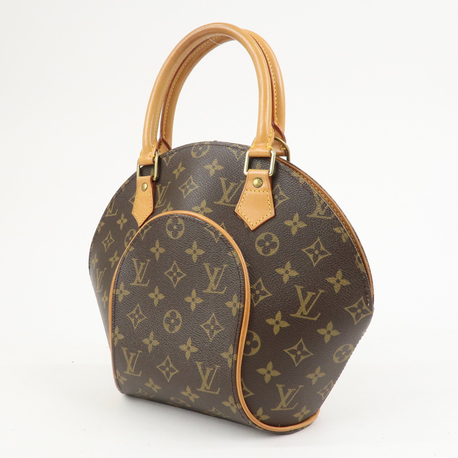 Louis Vuitton Monogram Ellipse PM Hand Bag Brown M51127