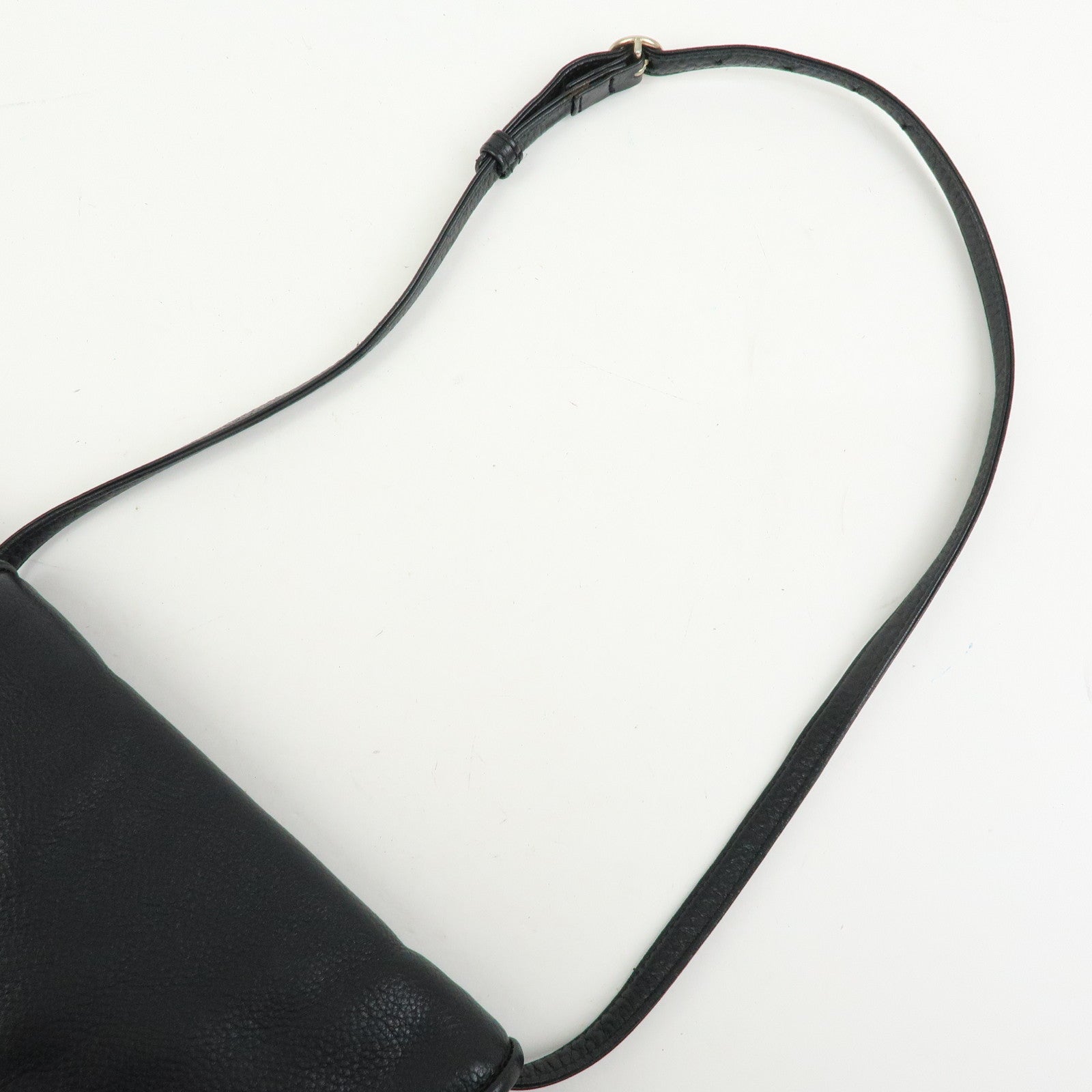 Chloe See By Chloe Leather Shoulder Bag Crossbody Bag Black