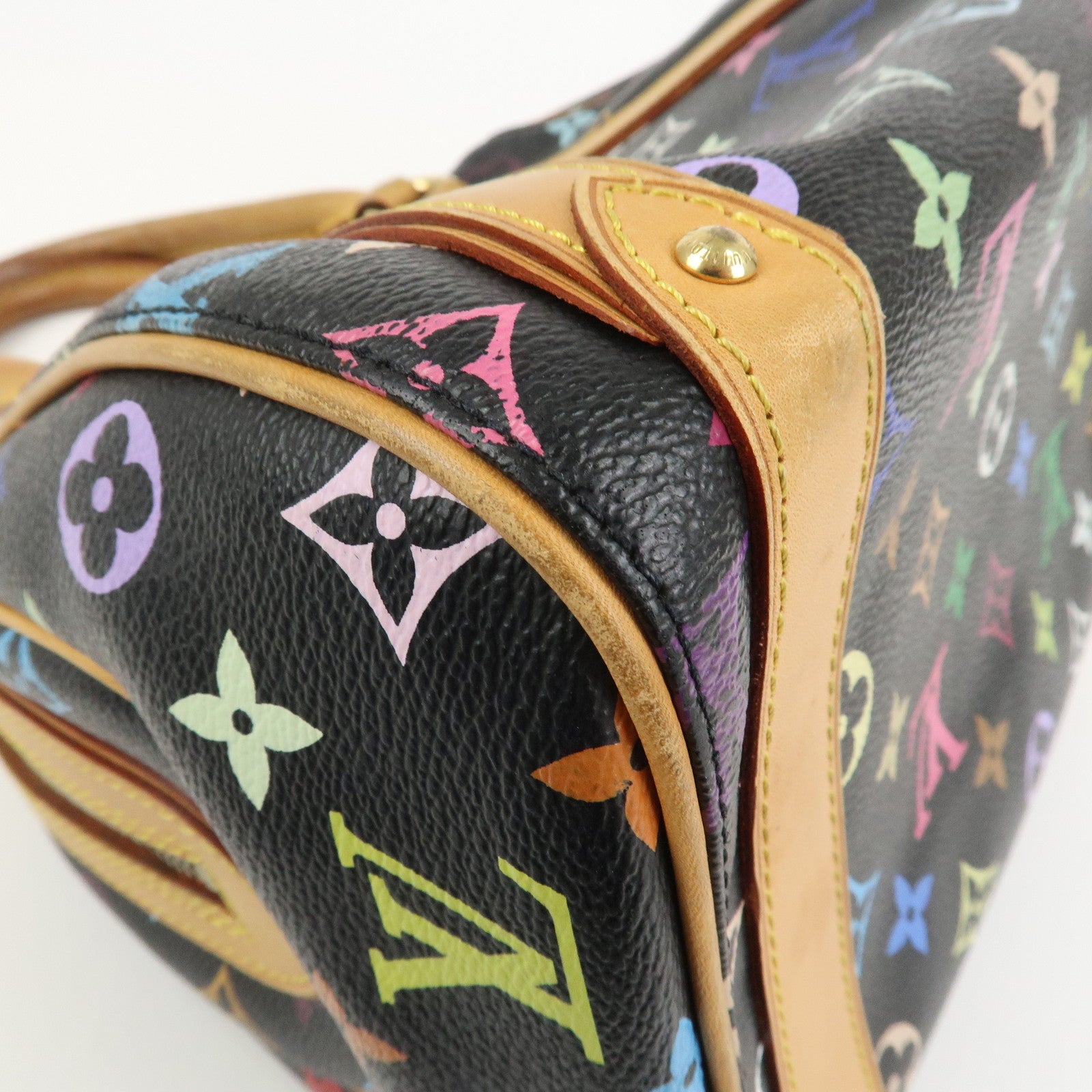 Louis Vuitton Monogram Multicolor Priscilla Hand Bag Noir M40097