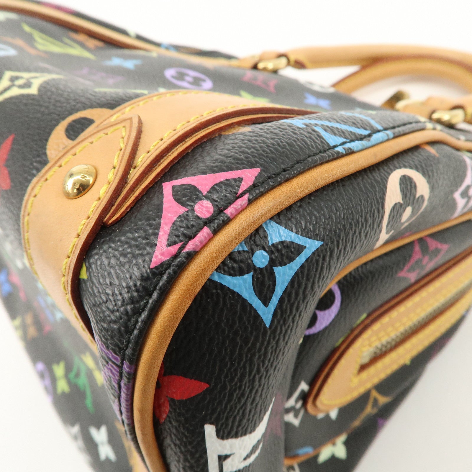 Louis Vuitton Monogram Multicolor Priscilla Hand Bag Noir M40097