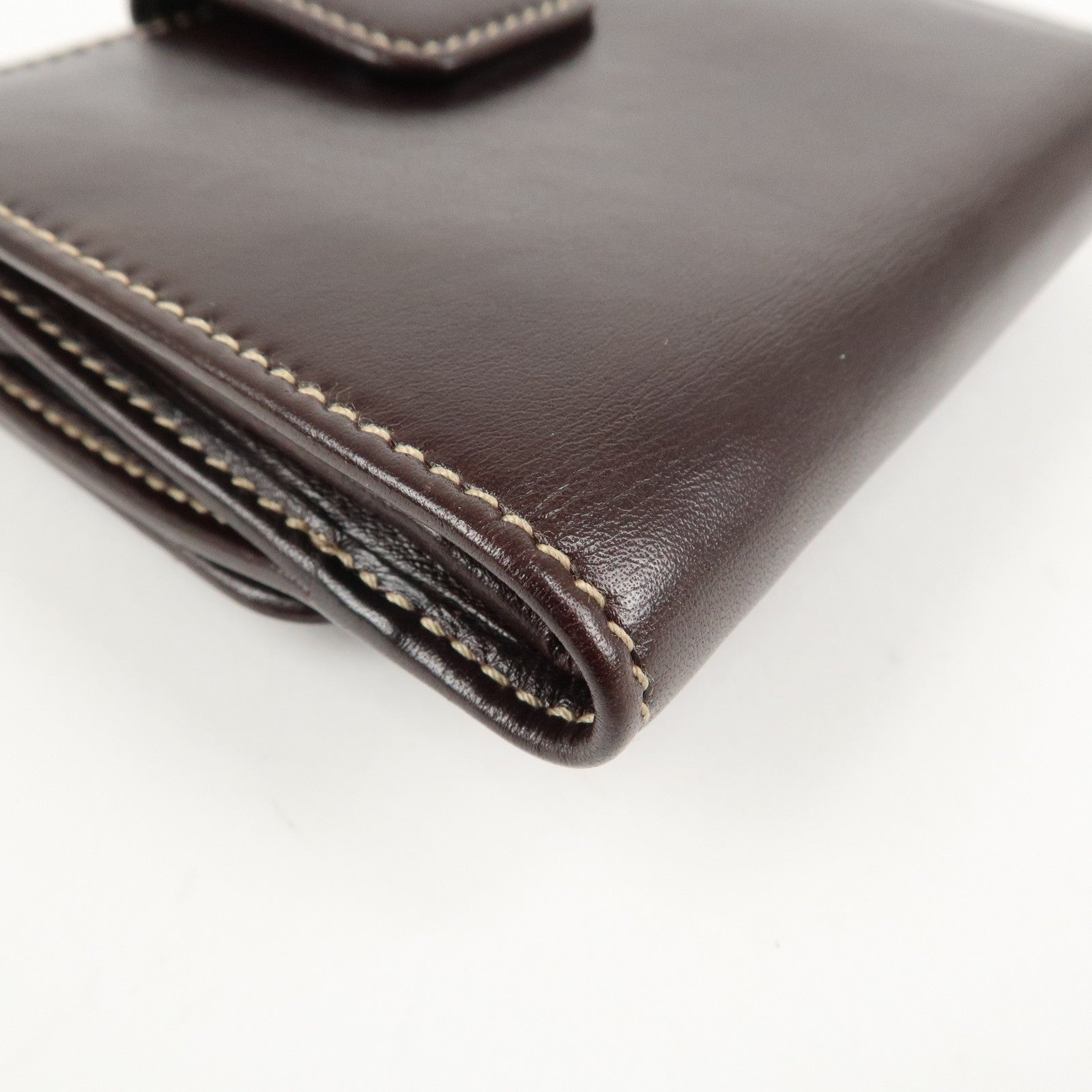 GUCCI Interlocking G Sherry Double Hook Bi-Fold Wallet 162760 Used