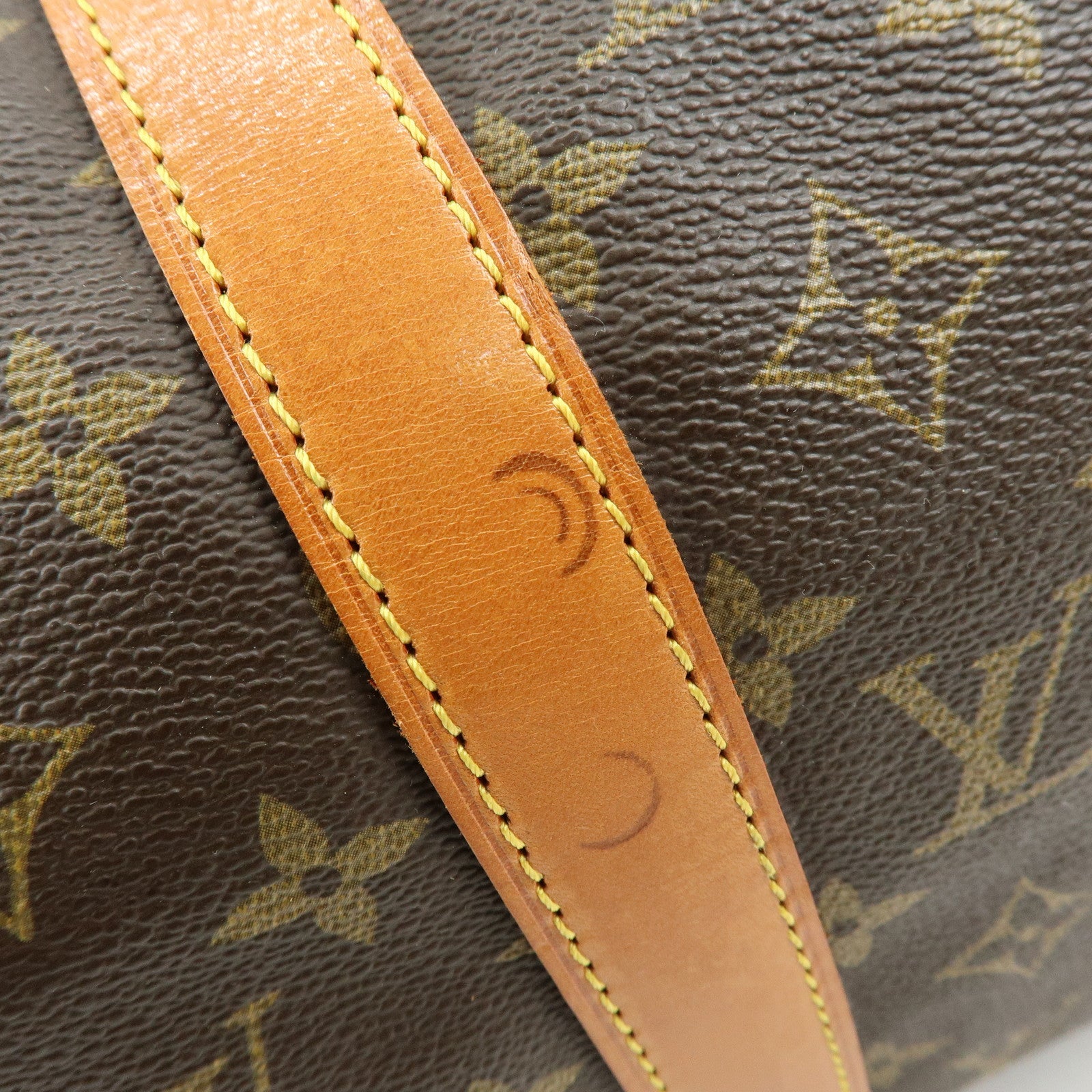 Louis Vuitton Monogram Sac Souple 45 Boston Bag Brown M41624