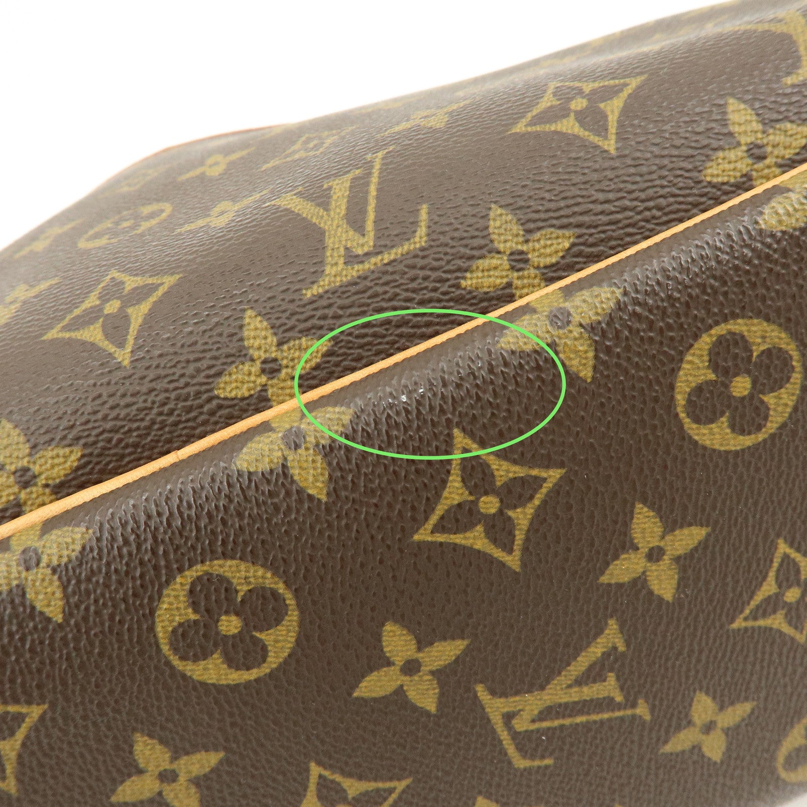 Louis Vuitton Monogram Canvas Deauville Hand Bag Brown M47270