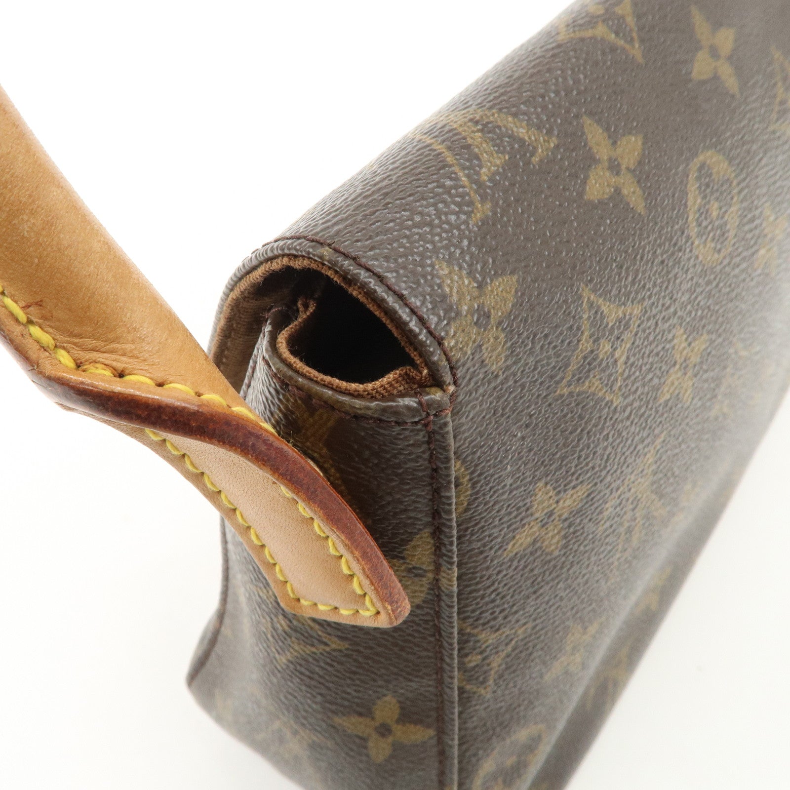 Louis Vuitton Monogram Mini Looping Shoulder Bag Hand Bag M51147 Used