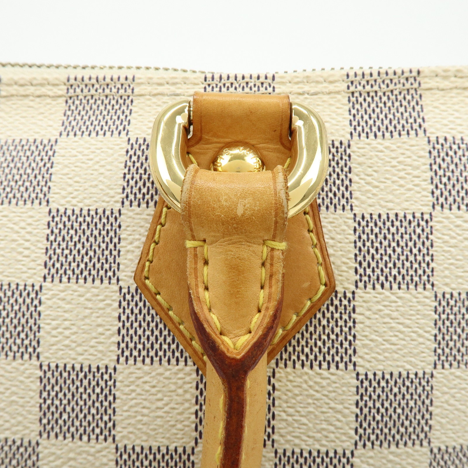 Louis Vuitton Damier Azur Saleya PM Tote Bag Hand Bag N51186