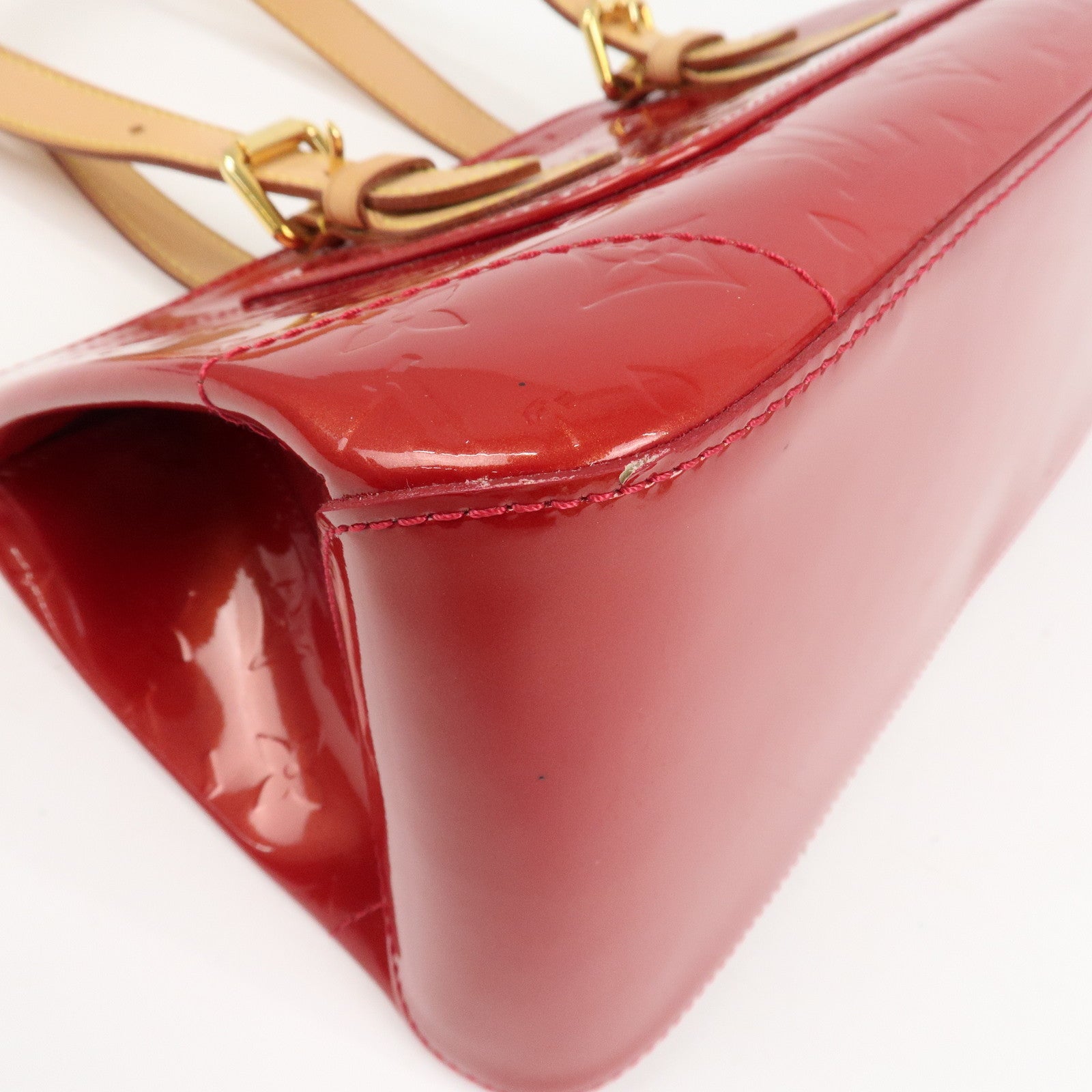 Louis Vuitton Vernis Rosewood Avenue Hand Bag Pomme D'Amour M93507