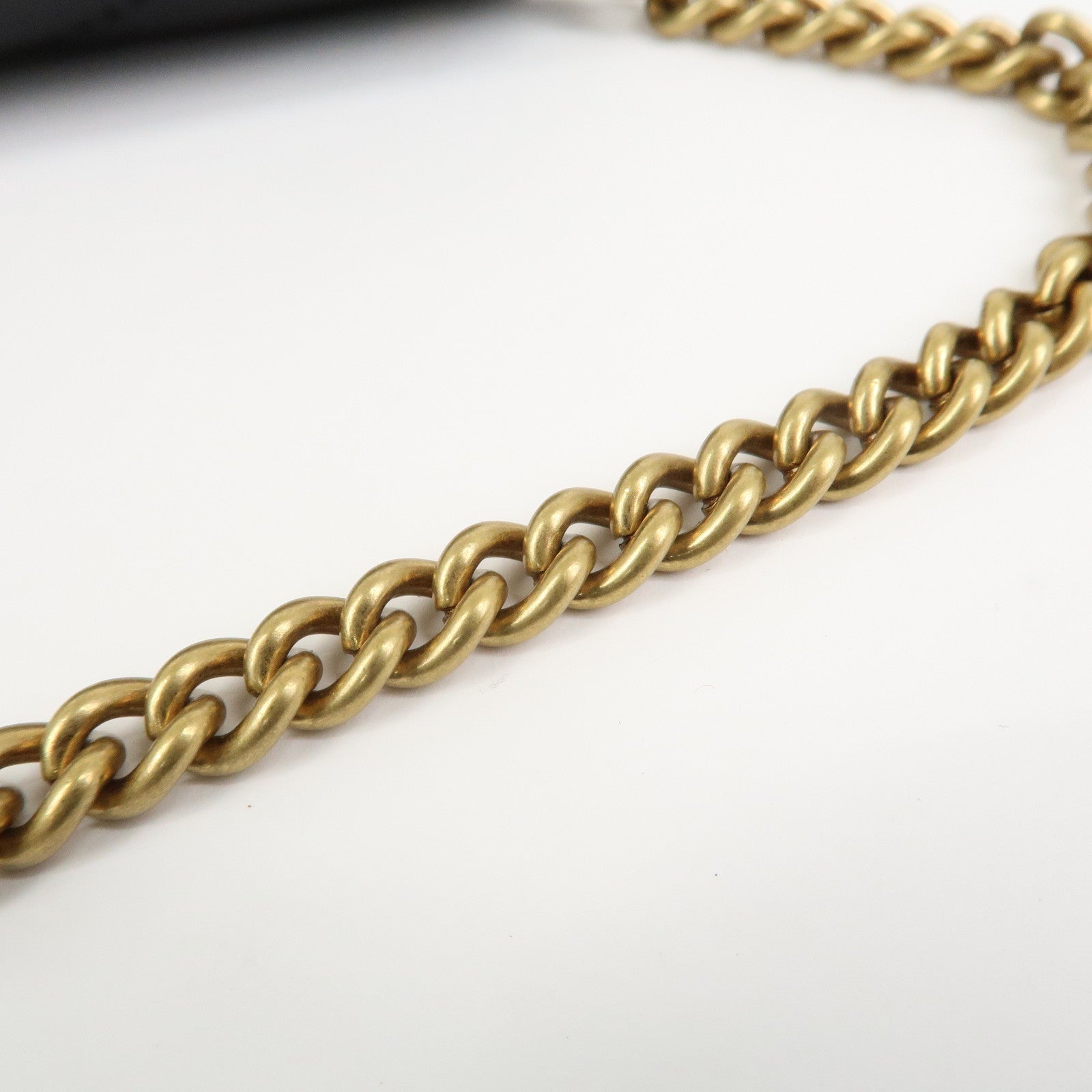 GUCCI GG Marmont Leather Chain Hand Bag Black 575161