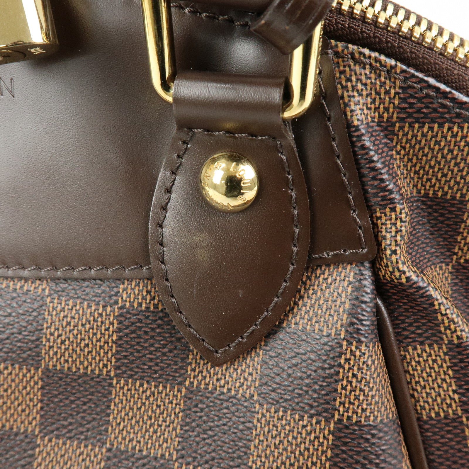 Louis Vuitton Damier Verona PM Hand Bag Damier Ebene N41117