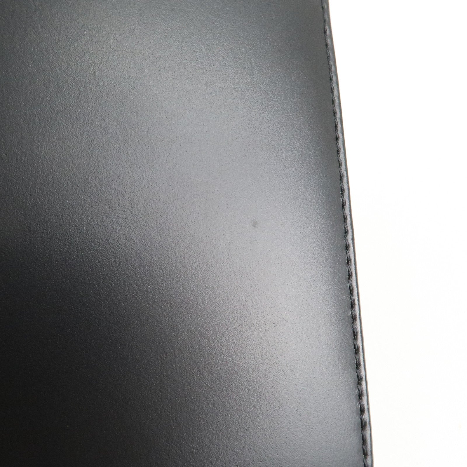 BURBERRY Nova Plaid PVC Leather Shoulder Bag Hand Bag Black Beige Used