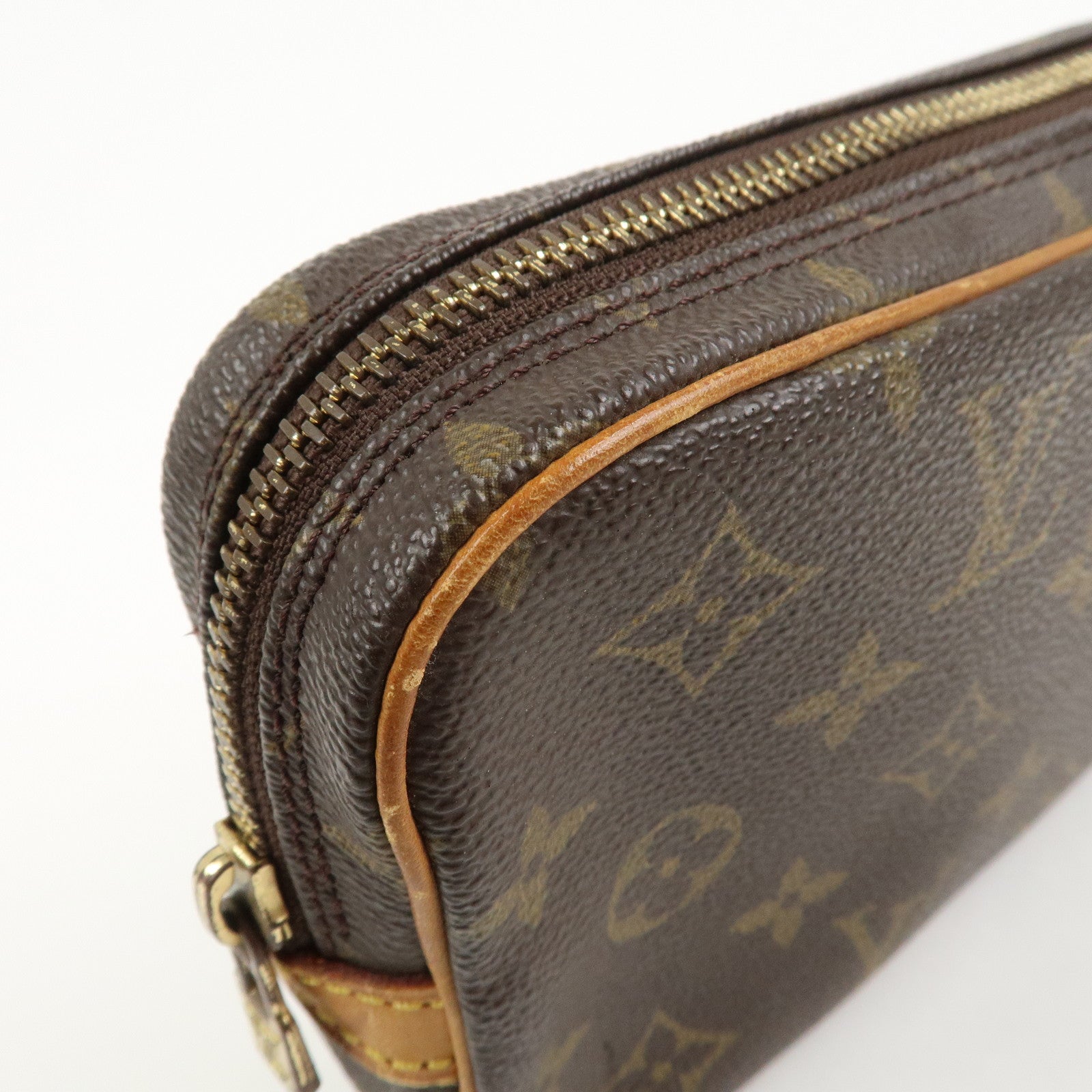 Louis Vuitton Monogram Pochette Marly Bandouliere Bag Brown M51828