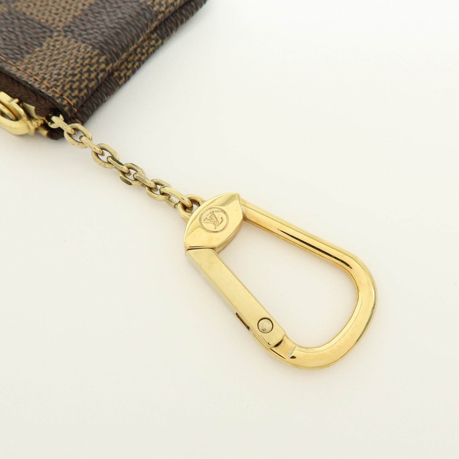 Louis Vuitton Damier Pochette Cles Coin Case Damier Ebene N62658
