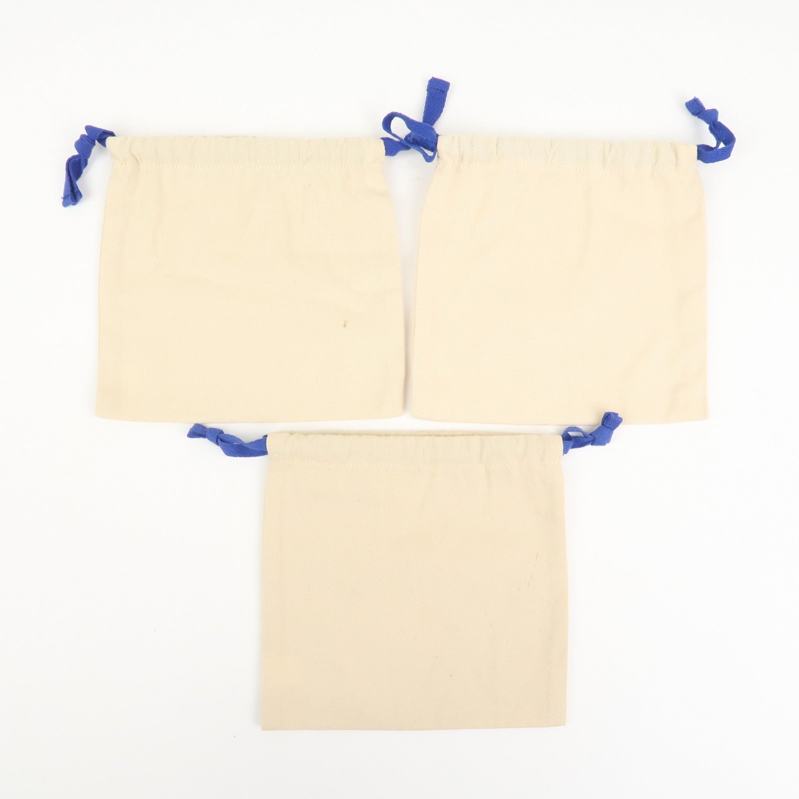 Louis Vuitton Set of 19 Dust Bag Storage Bag Flap Drawstring Beige