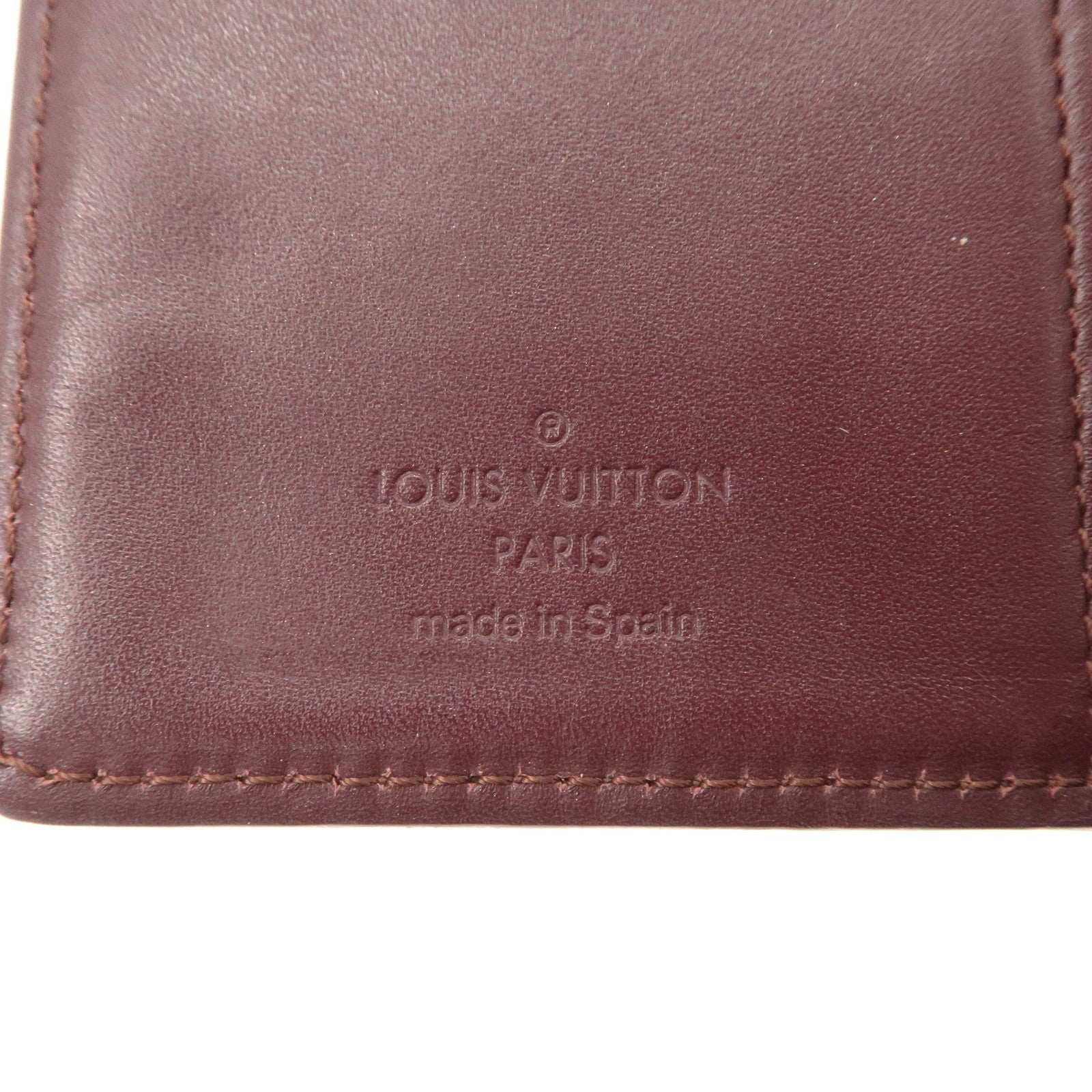 Louis Vuitton Monogram Matt Leather Agenda PM Planner Cover R20936 Used
